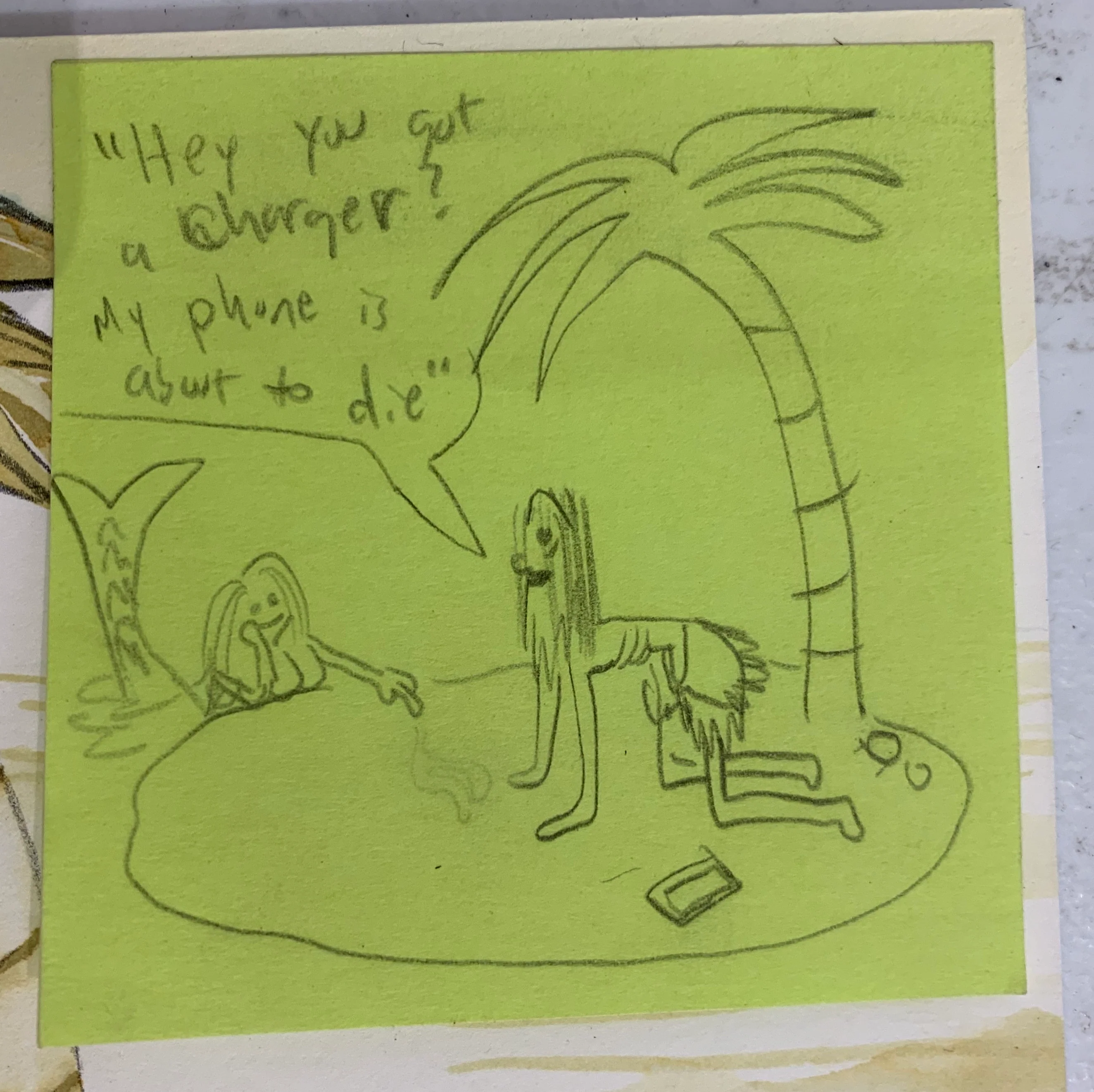 Post-it Show 2020 - Matt Furie - "About to Die" - Image 2