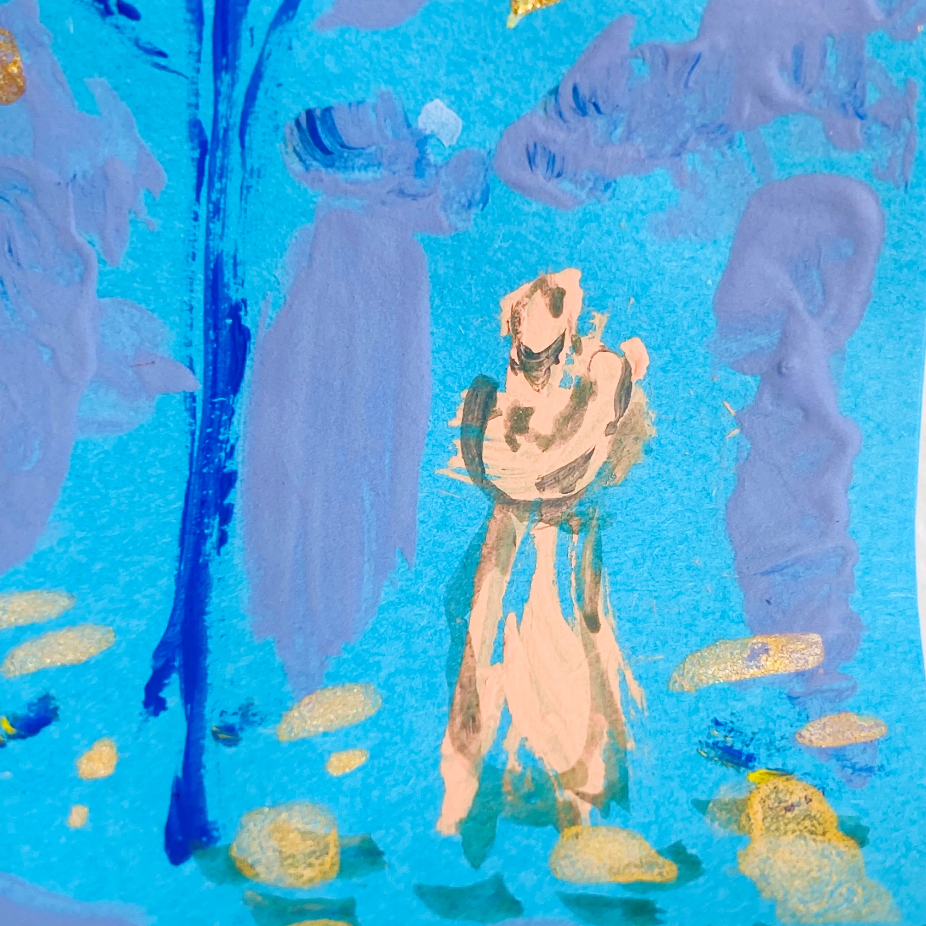 Post-it Show 2021 - Anne-Louise Ewen - Post-it #04 (Mother and Child) - Image 2