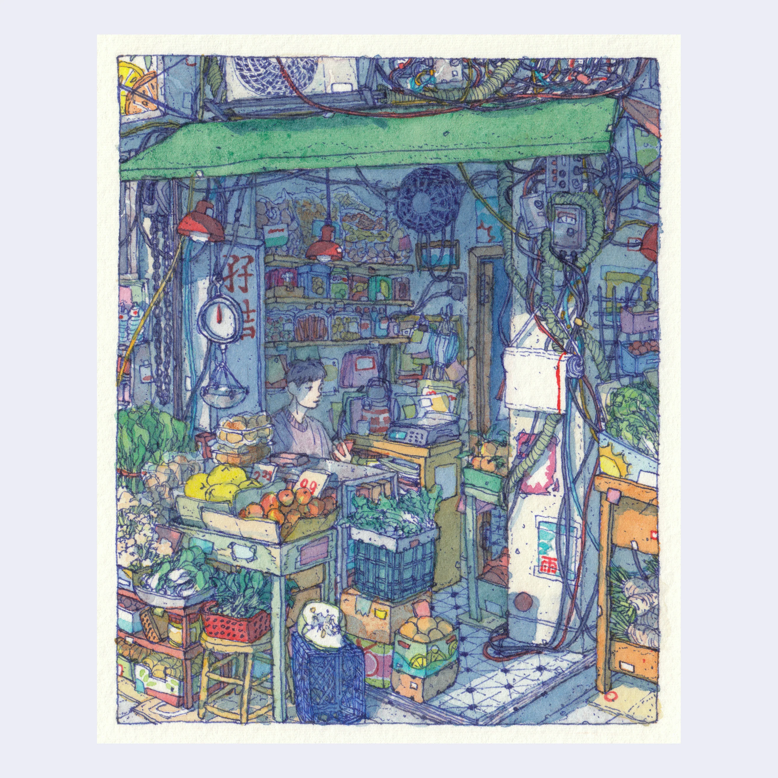 Rain Szeto - Idle Moments Too - #12 - "Corner Shop"