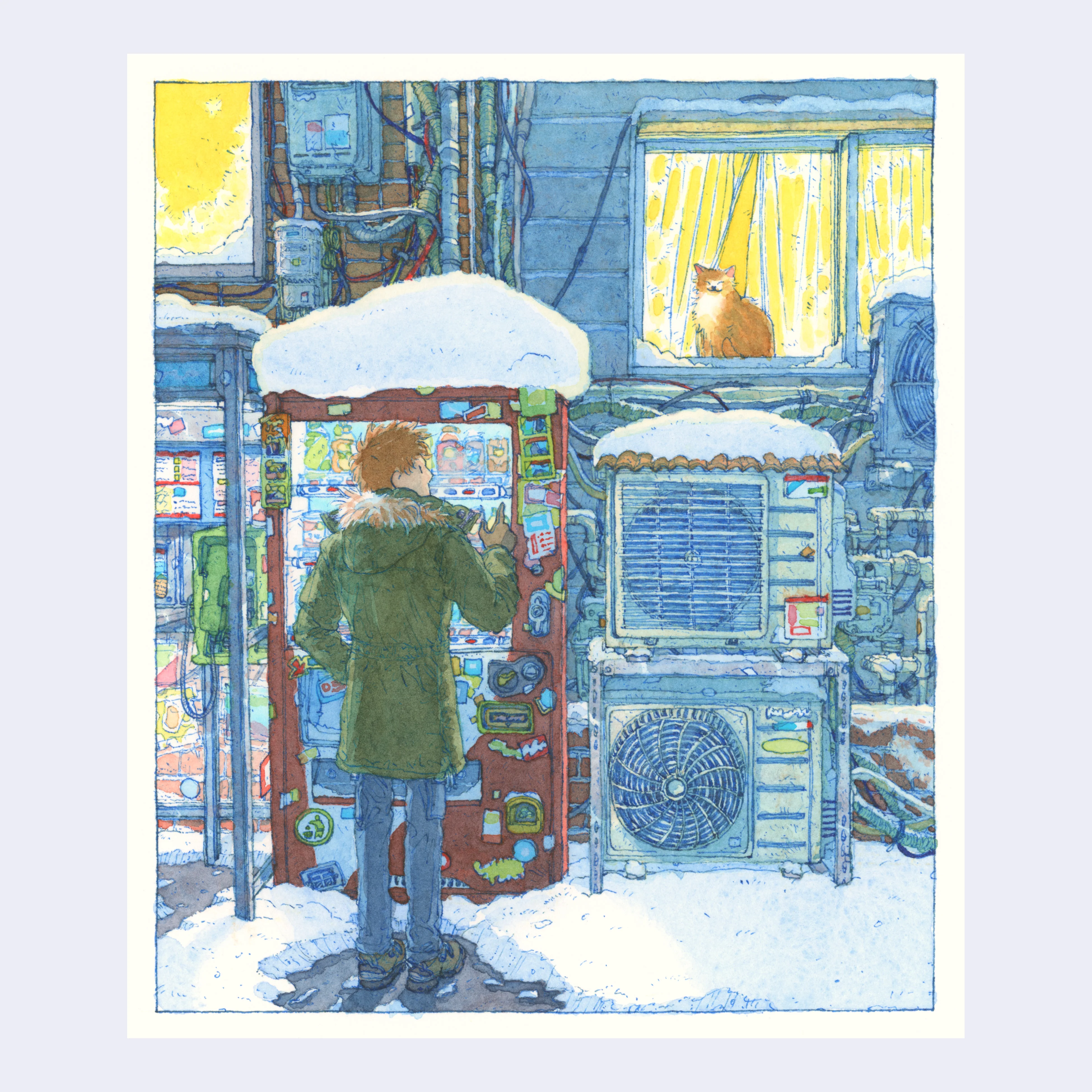Rain Szeto - "Something Warm?" Art Print