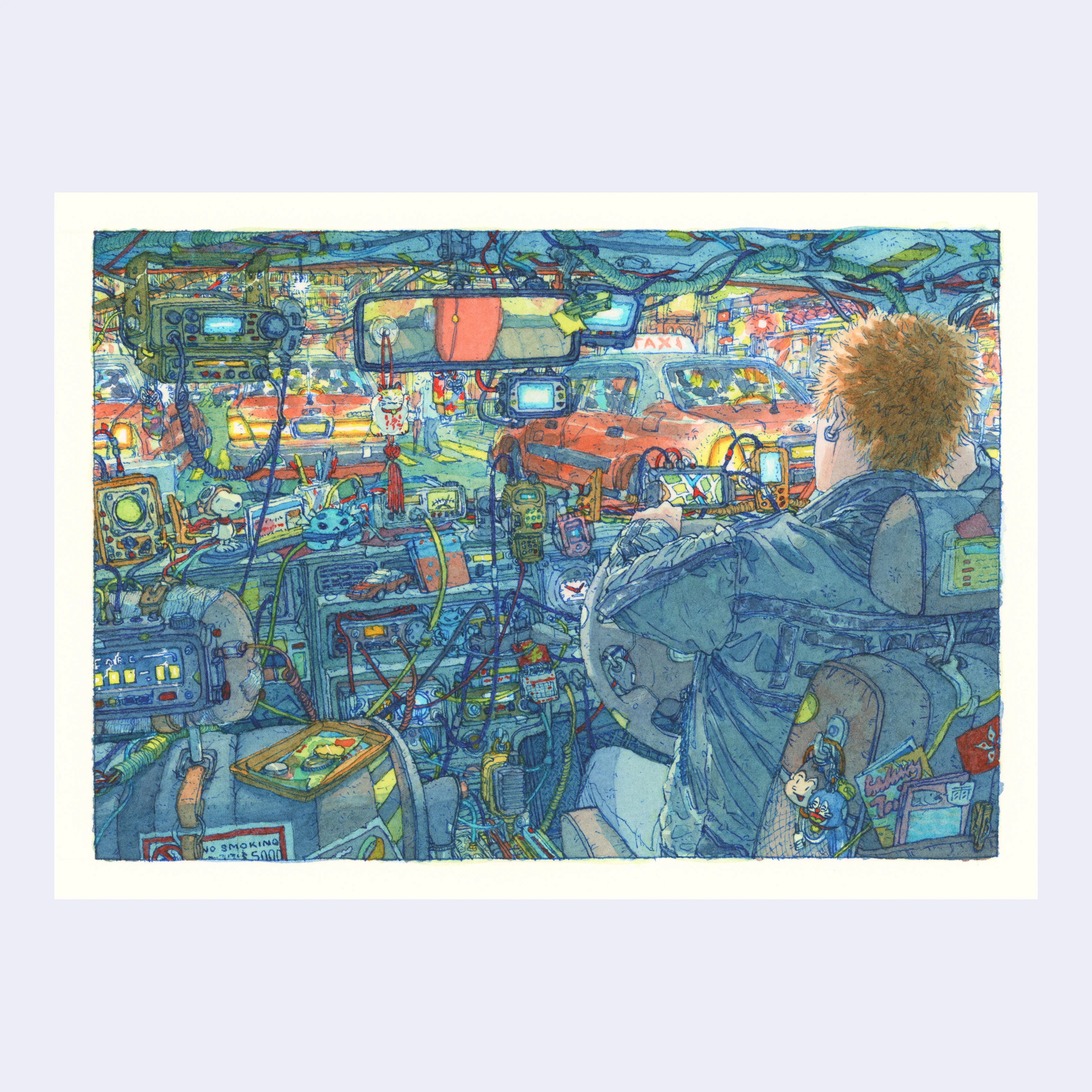Rain Szeto - "Taxipunk" Art Print