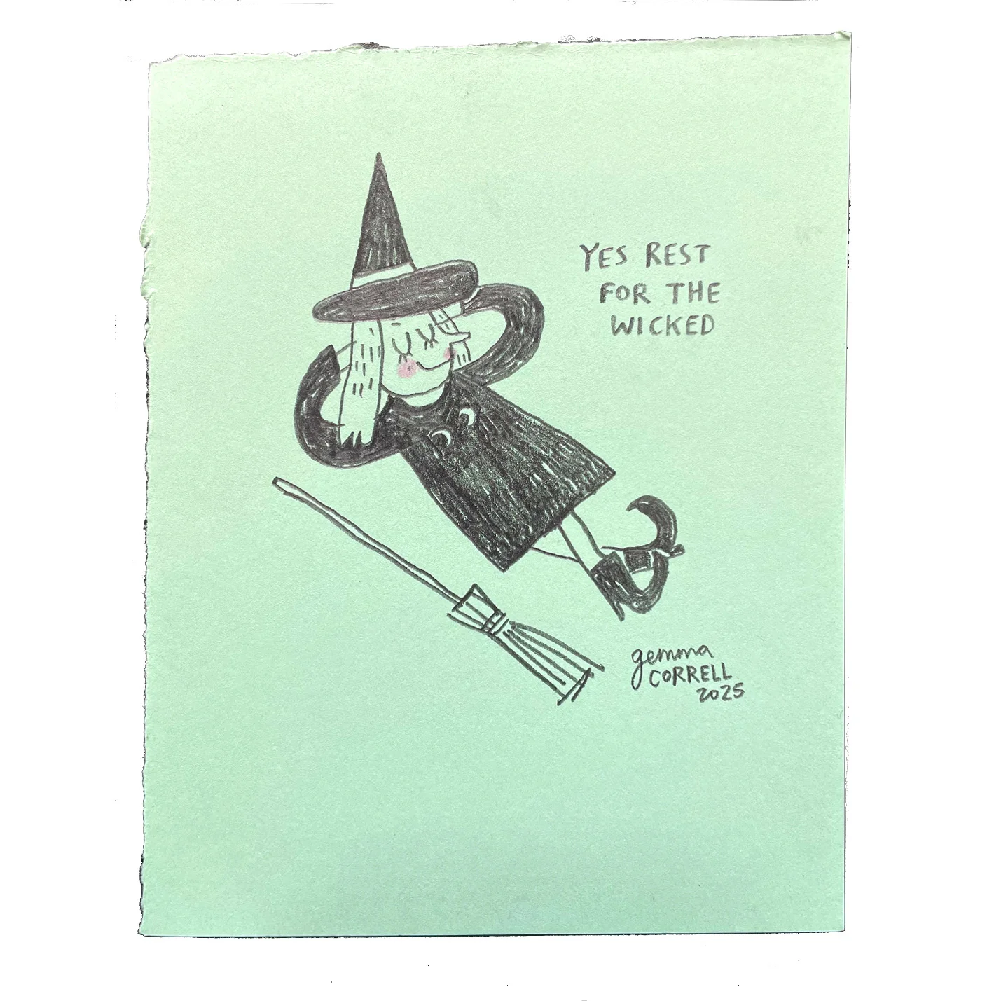 Raku (Mini) Gaki - Gemma Correll - "Wicked"