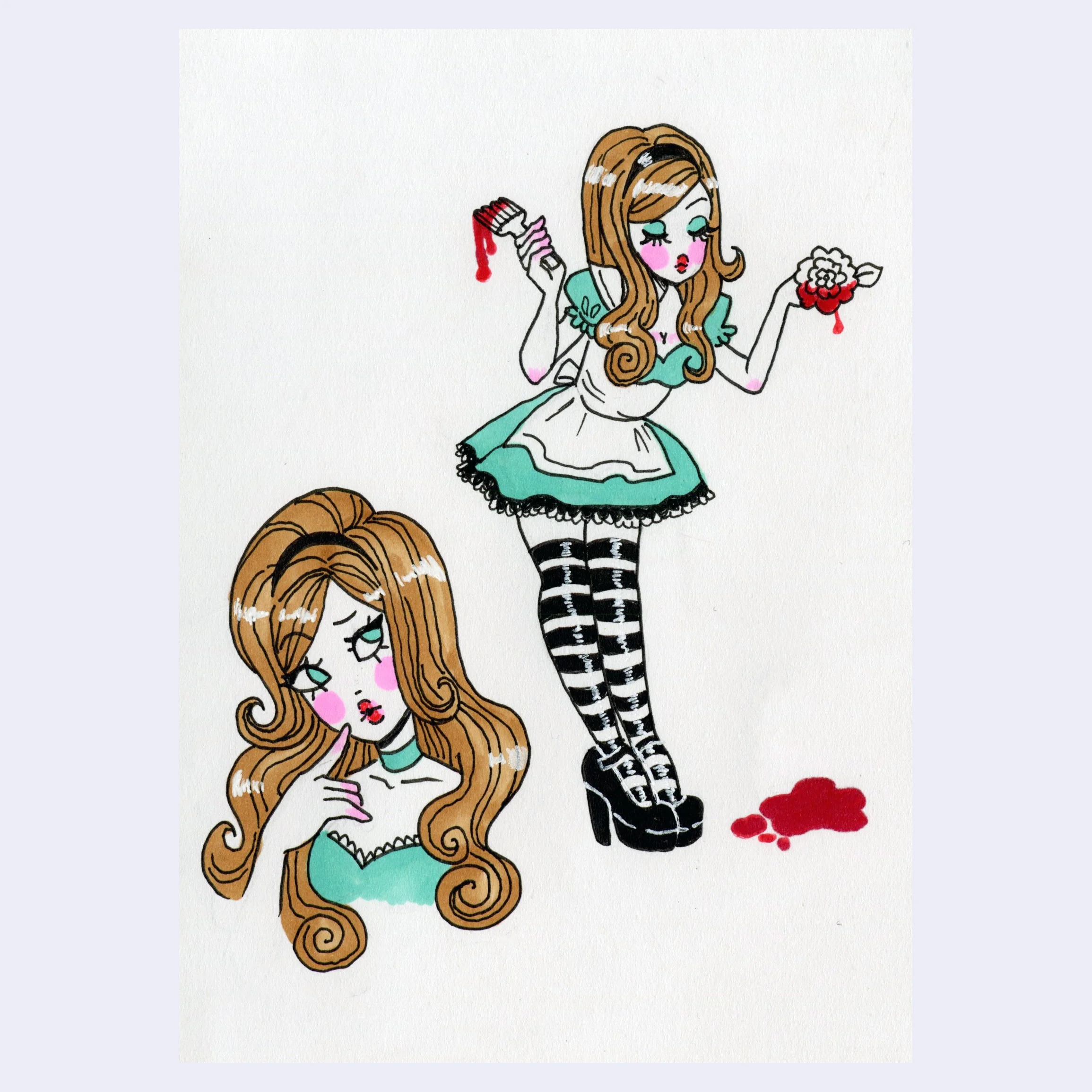 Raku (Mini) Gaki - Maeve Haber - "Alice"