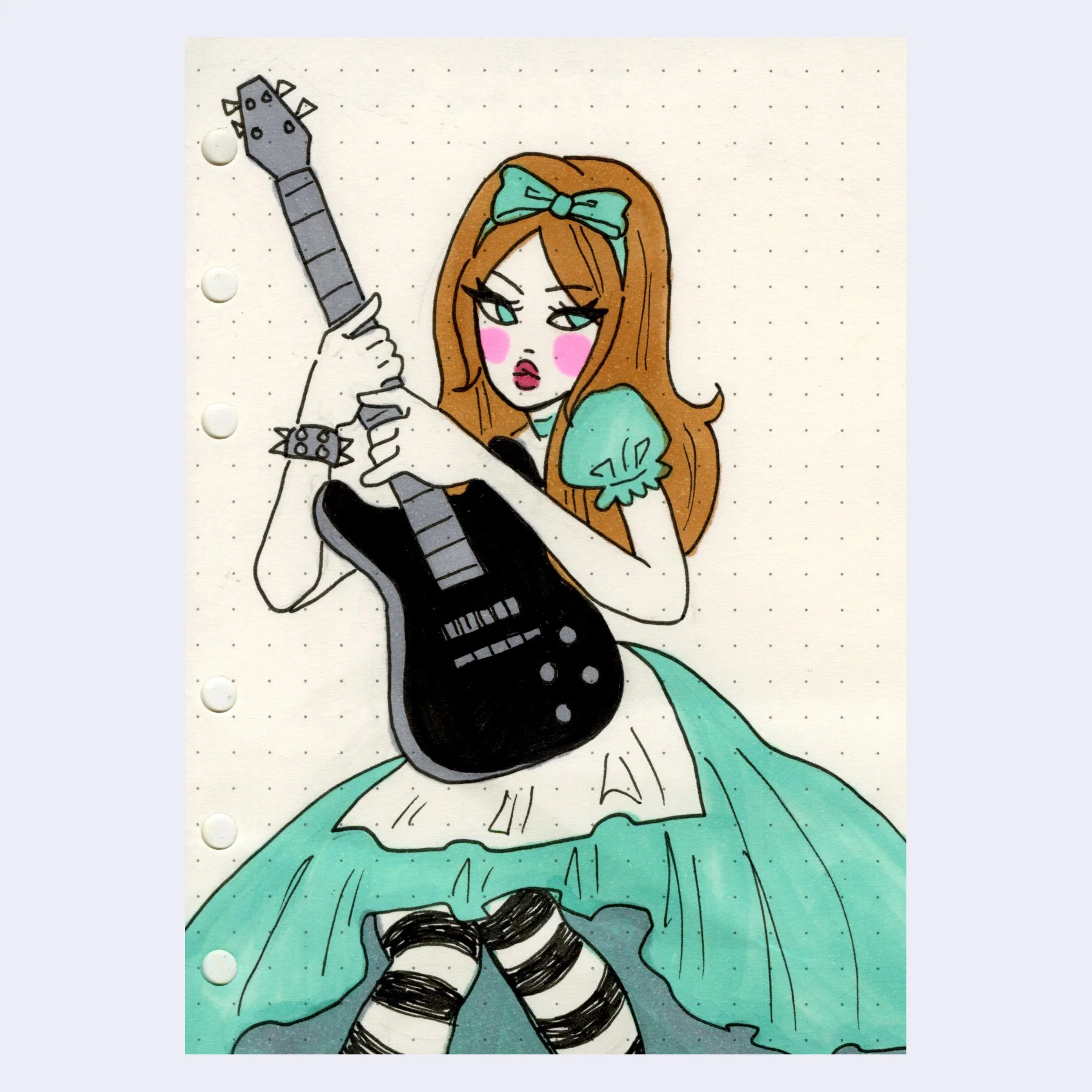 Raku (Mini) Gaki - Maeve Haber - "Rock Alice"