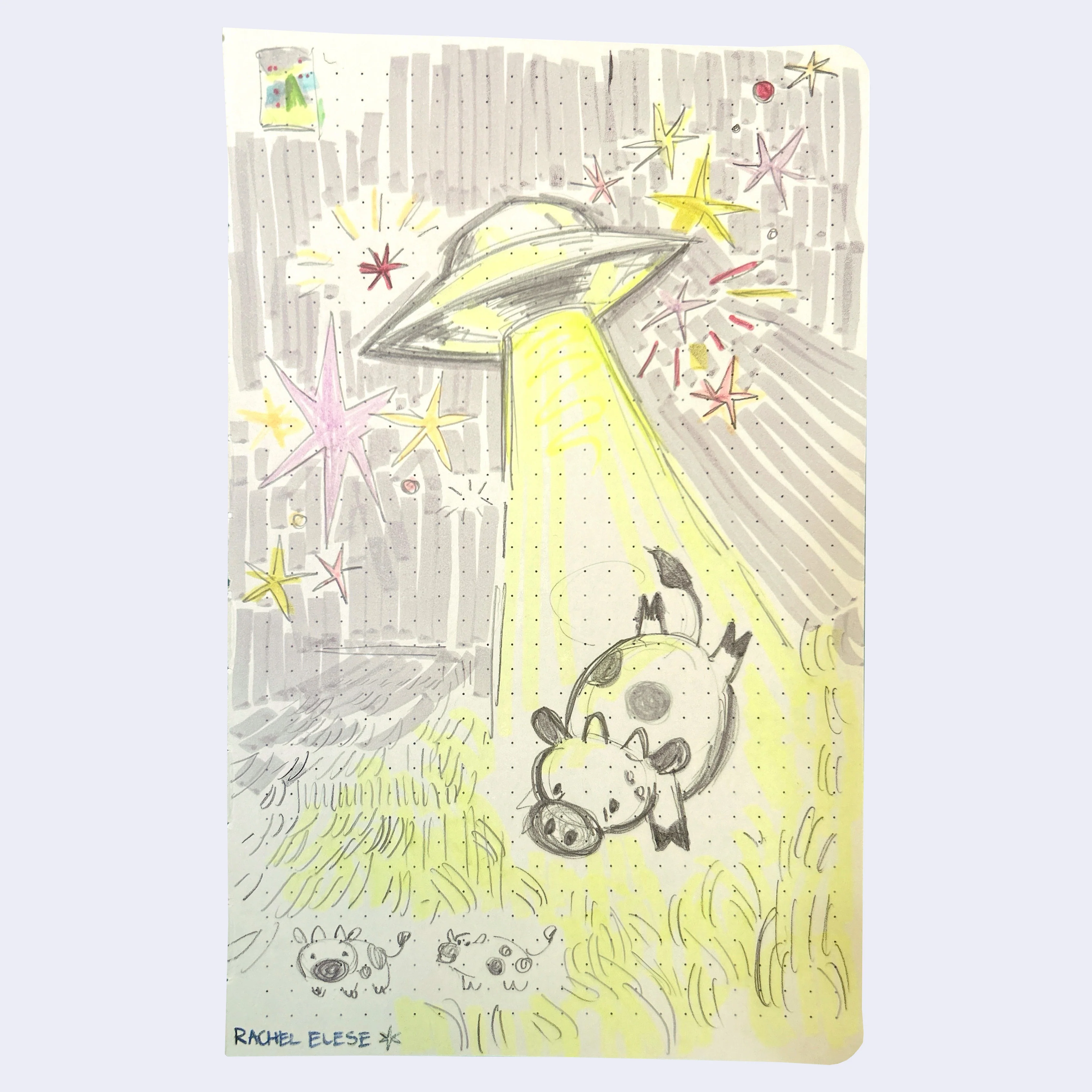 Raku (Mini) Gaki - Rachel Elese - "Moos"