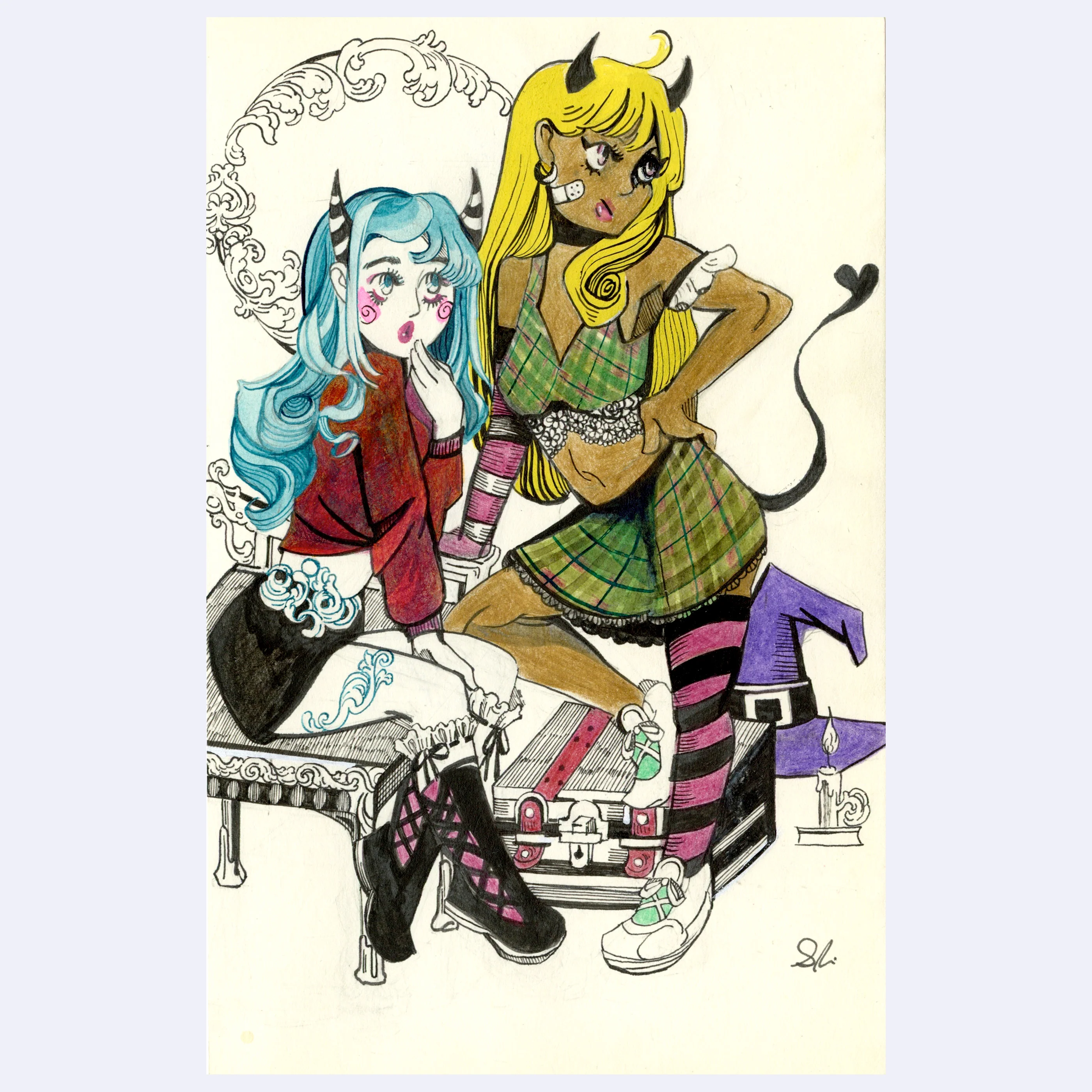 Raku (Mini) Gaki - S.Jin - "Witch Academy"