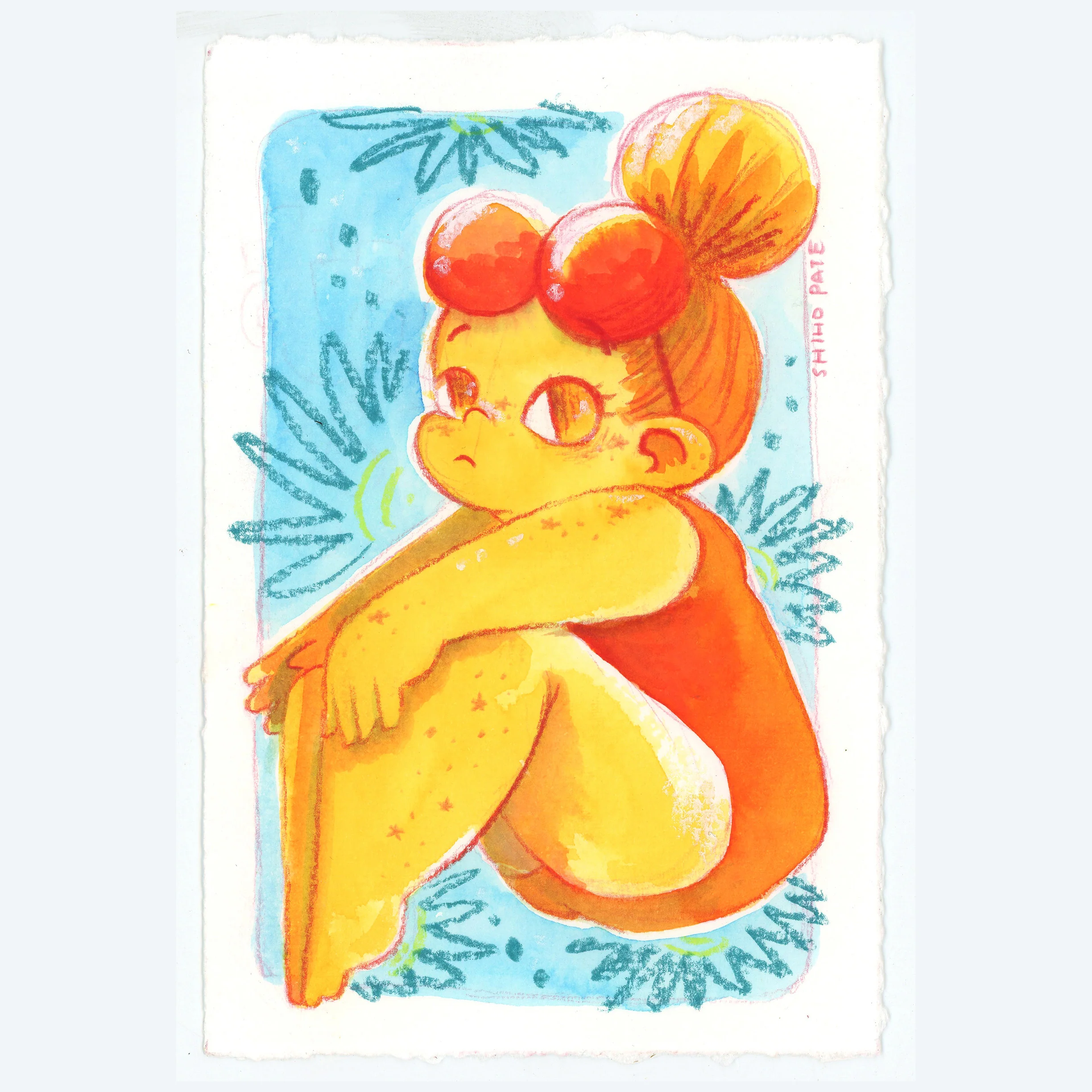 Raku (Mini) Gaki - Shiho Pate - "Sketch 1"