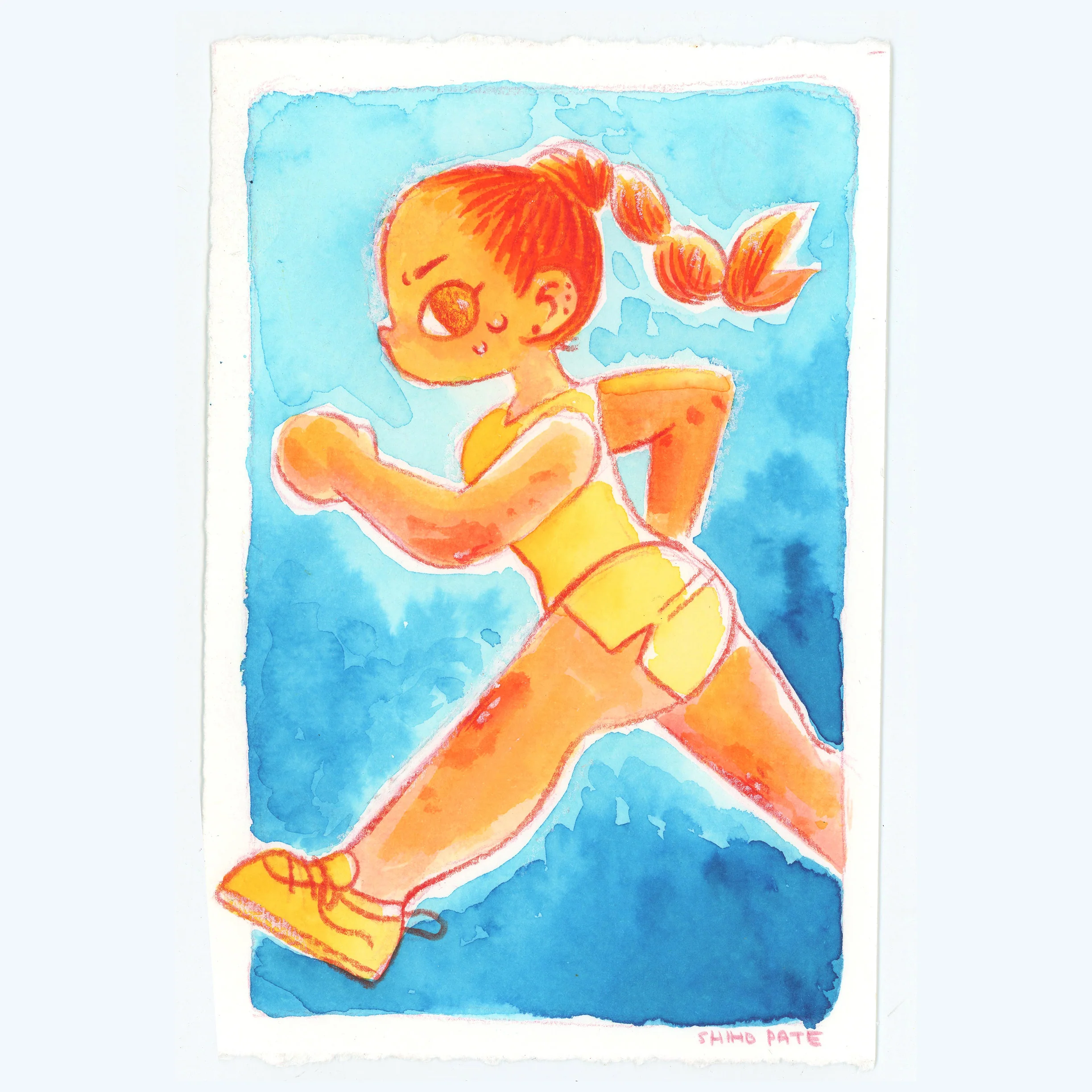 Raku (Mini) Gaki - Shiho Pate - "Sketch 2"