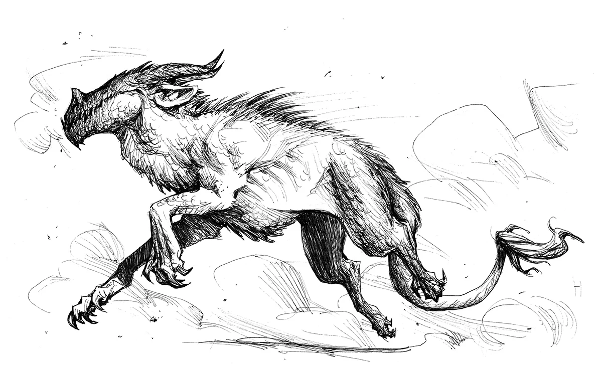 Rakugaki 2 - Andrew Mar - #14 - Hellhound - Image 2