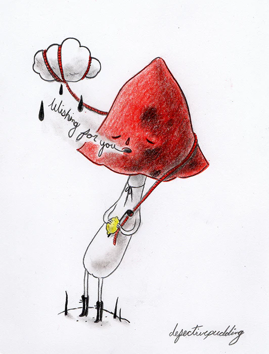 Rakugaki 2 - Defective Pudding - #355 - Wishing for You - Image 2