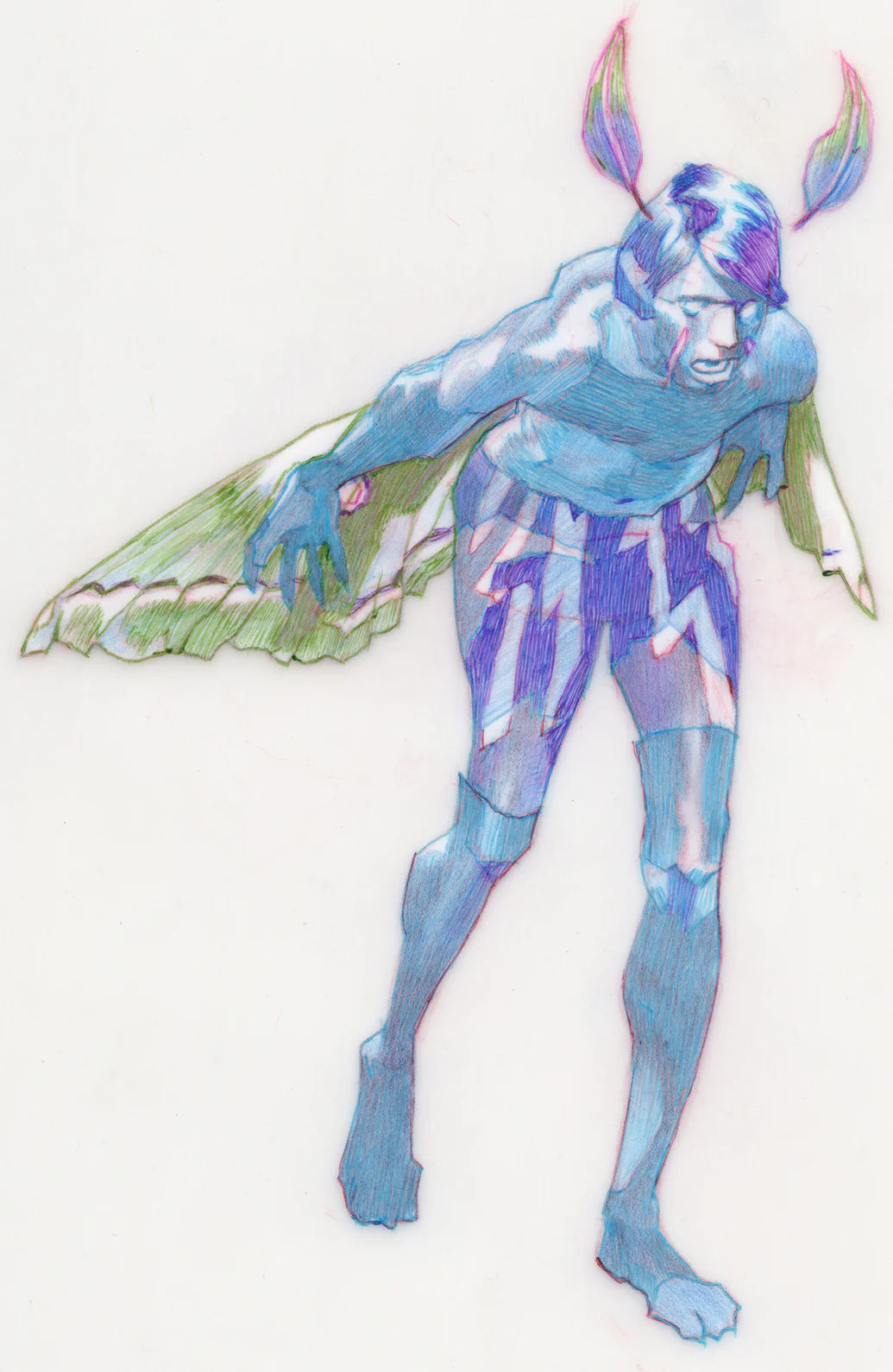 Rakugaki 2 - Edwin Ushiro - #298 - Mothman - Image 2