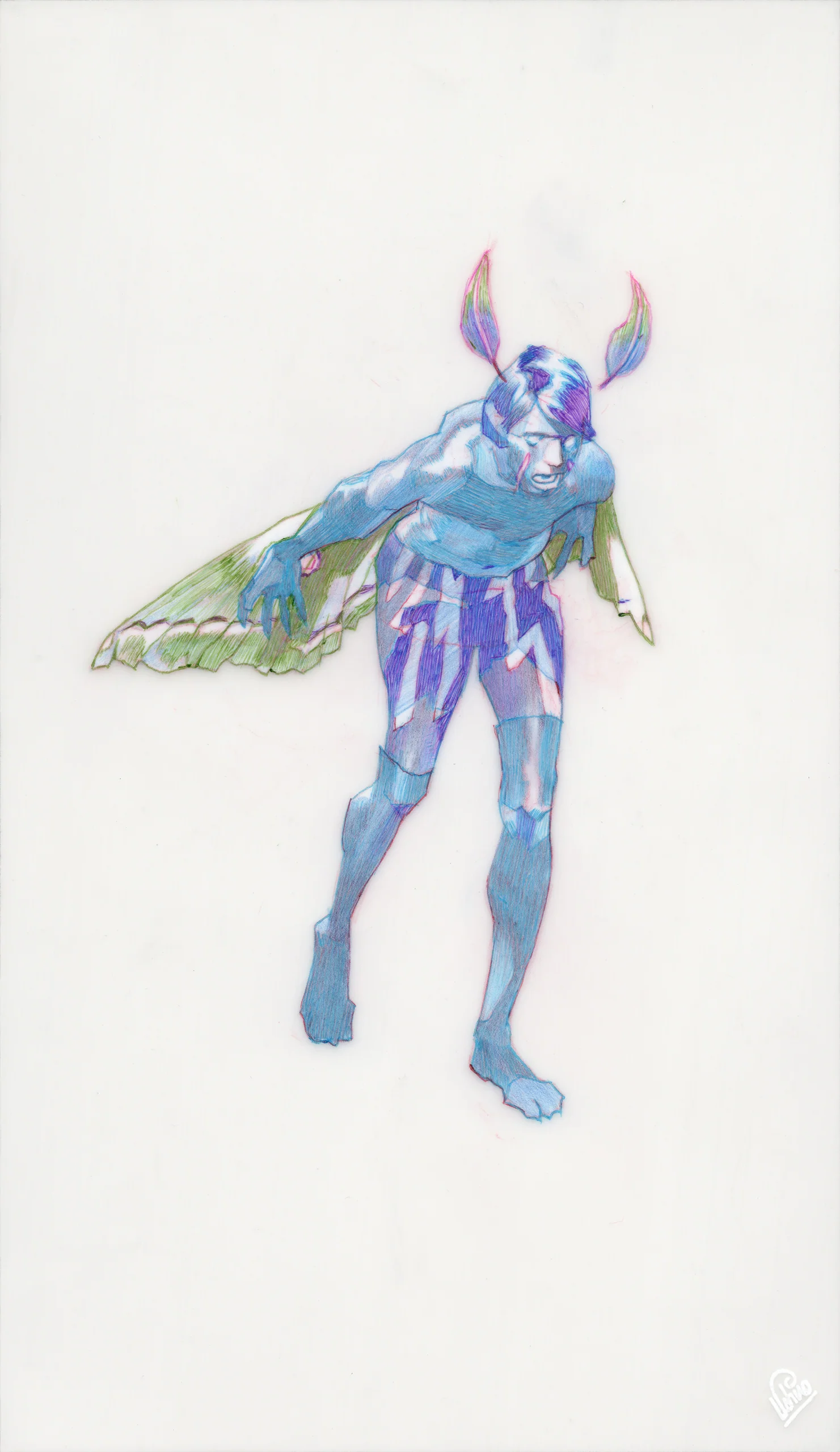 Rakugaki 2 - Edwin Ushiro - #298 - Mothman - Image 3