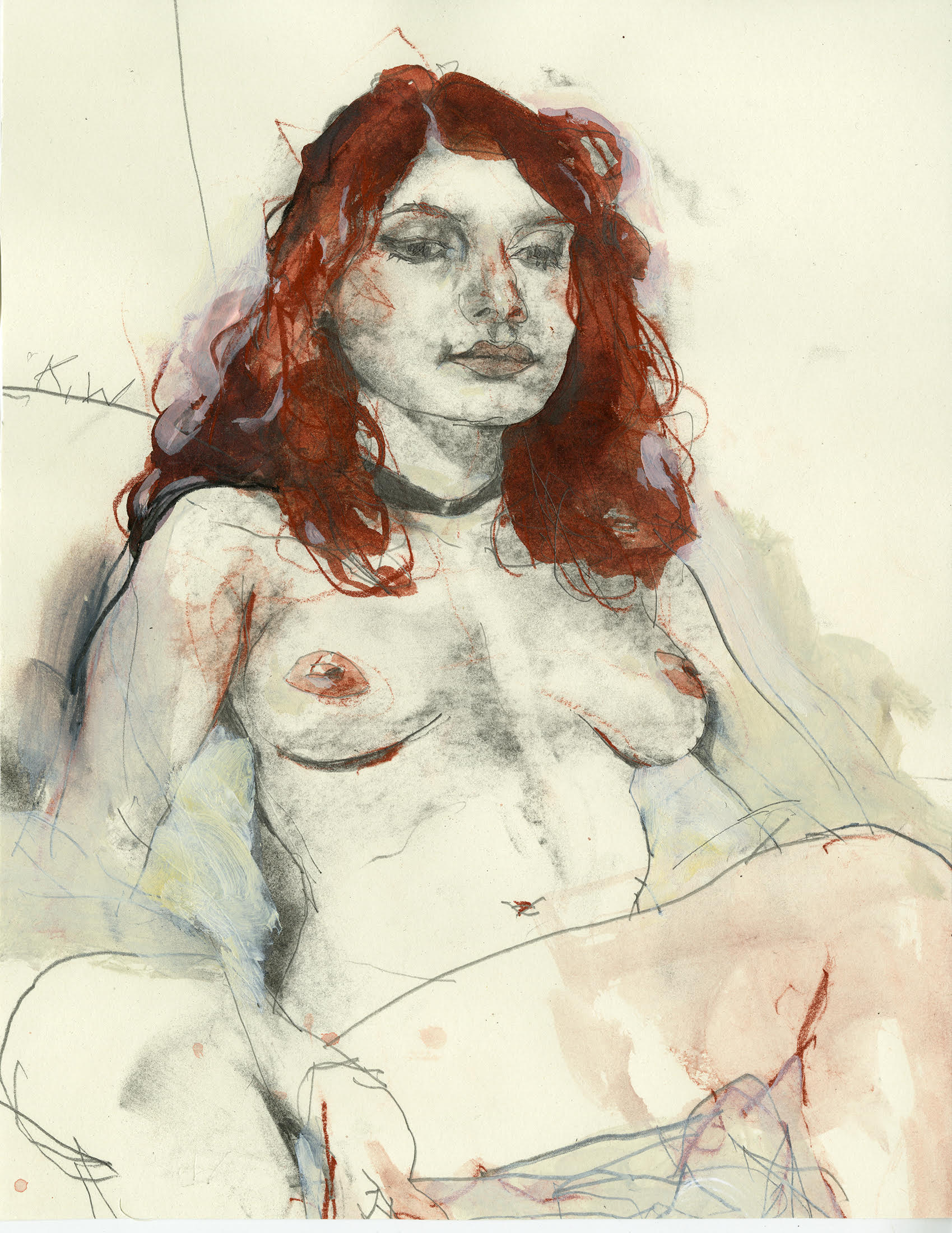 Rakugaki 2 - Kent Williams - #105 - Redhead - Image 2