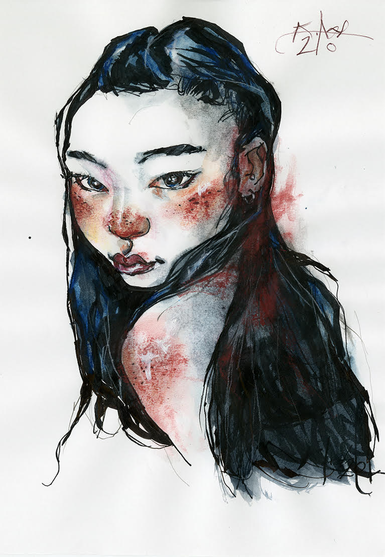 Rakugaki 2 - Kent Williams - #106 - Looking On - Image 2