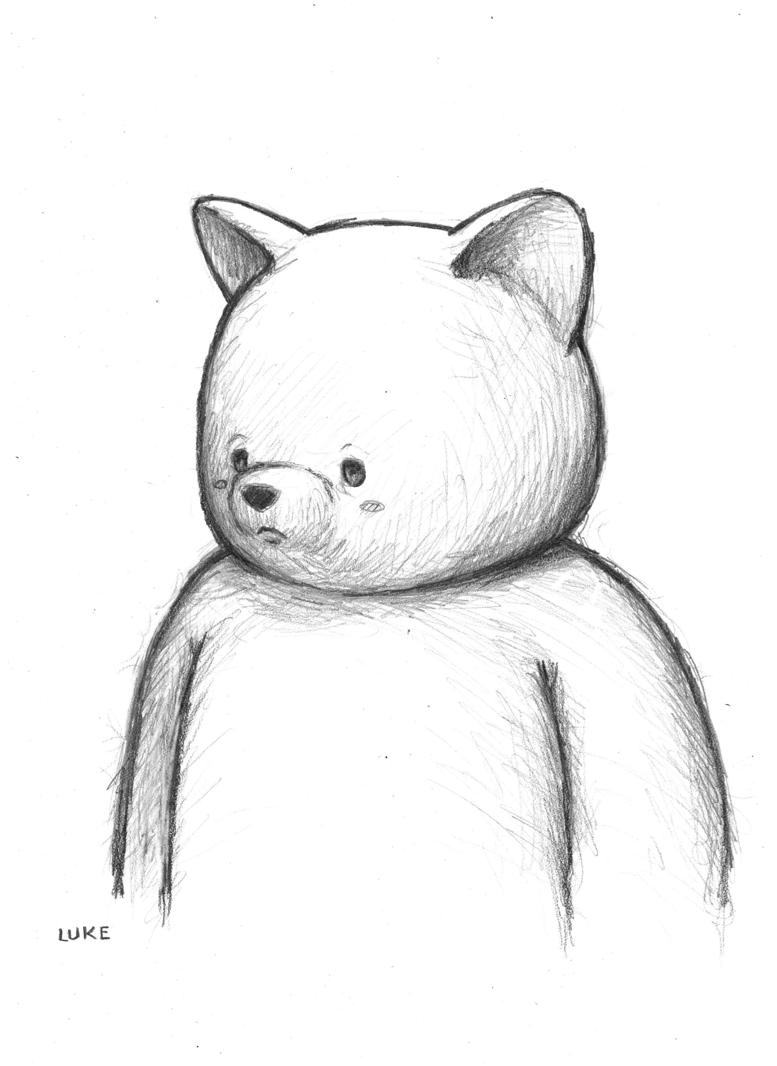 Rakugaki 2 - Luke Chueh - #345 - Big Head Small Face - Image 2