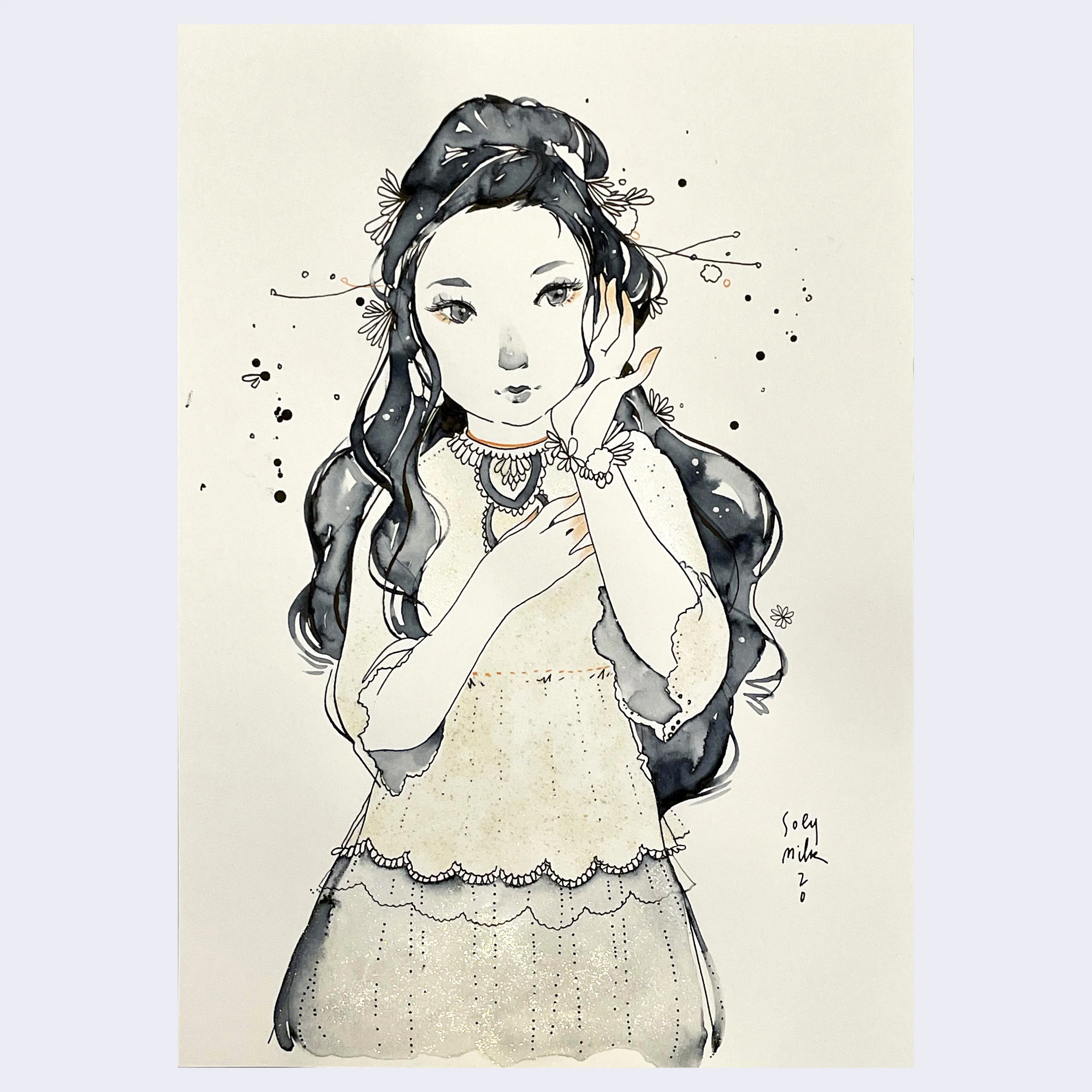 Rakugaki 3 - Soey Milk - #174 - "Ink and Water No. 1" - Image 2