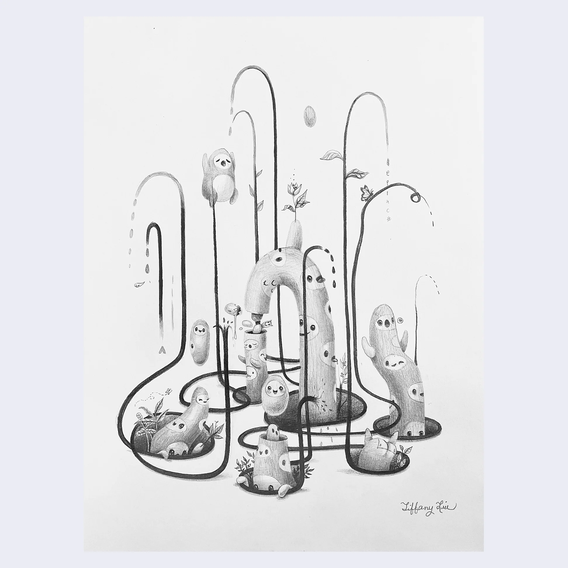 Rakugaki 3 - Tiffany Liu - #316 - "The Unraveling of a Dimension"