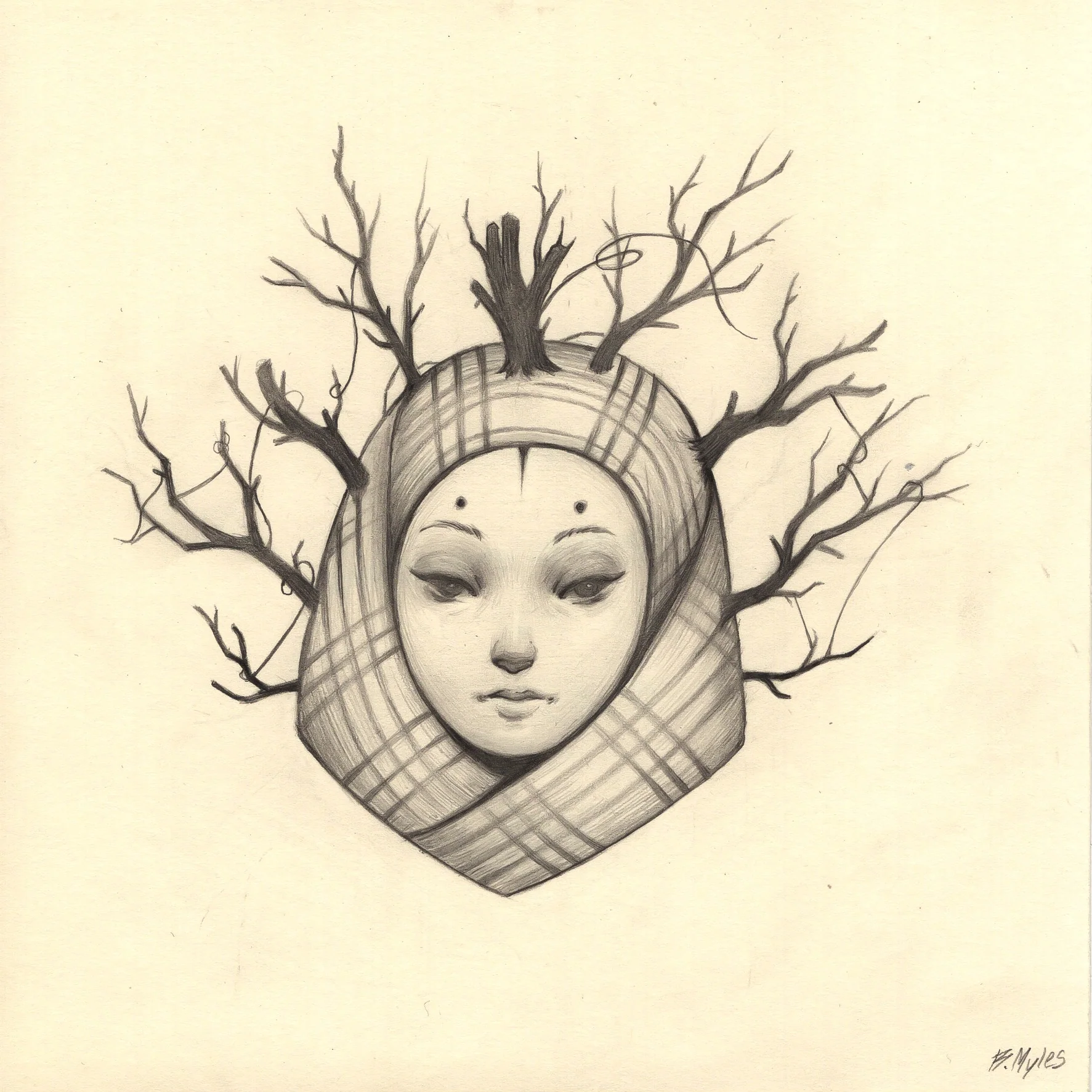 Rakugaki 4 - Bo Myles - "Winter Study"