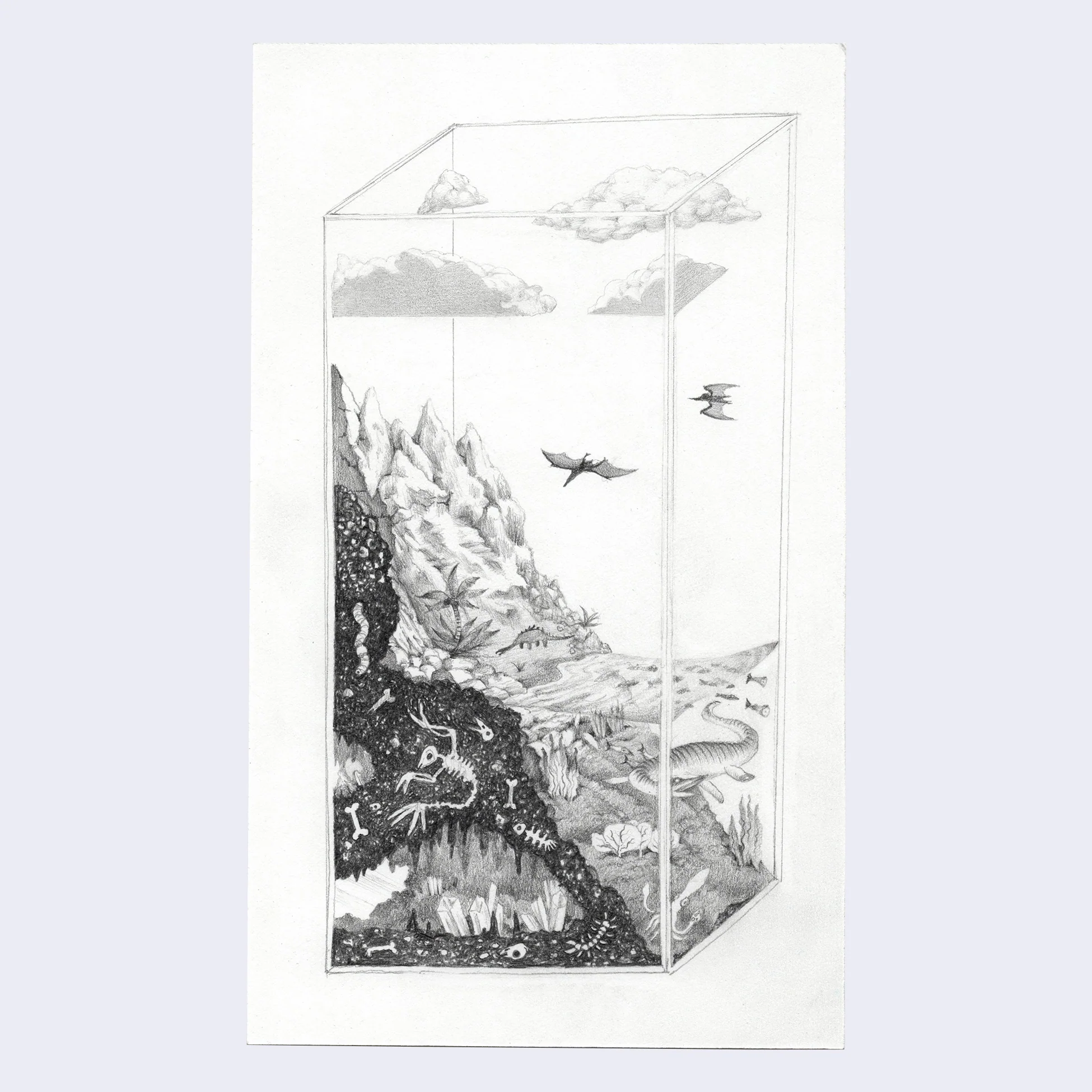 Rakugaki 4 - Cassia Lupo - "Prehistory Slice"