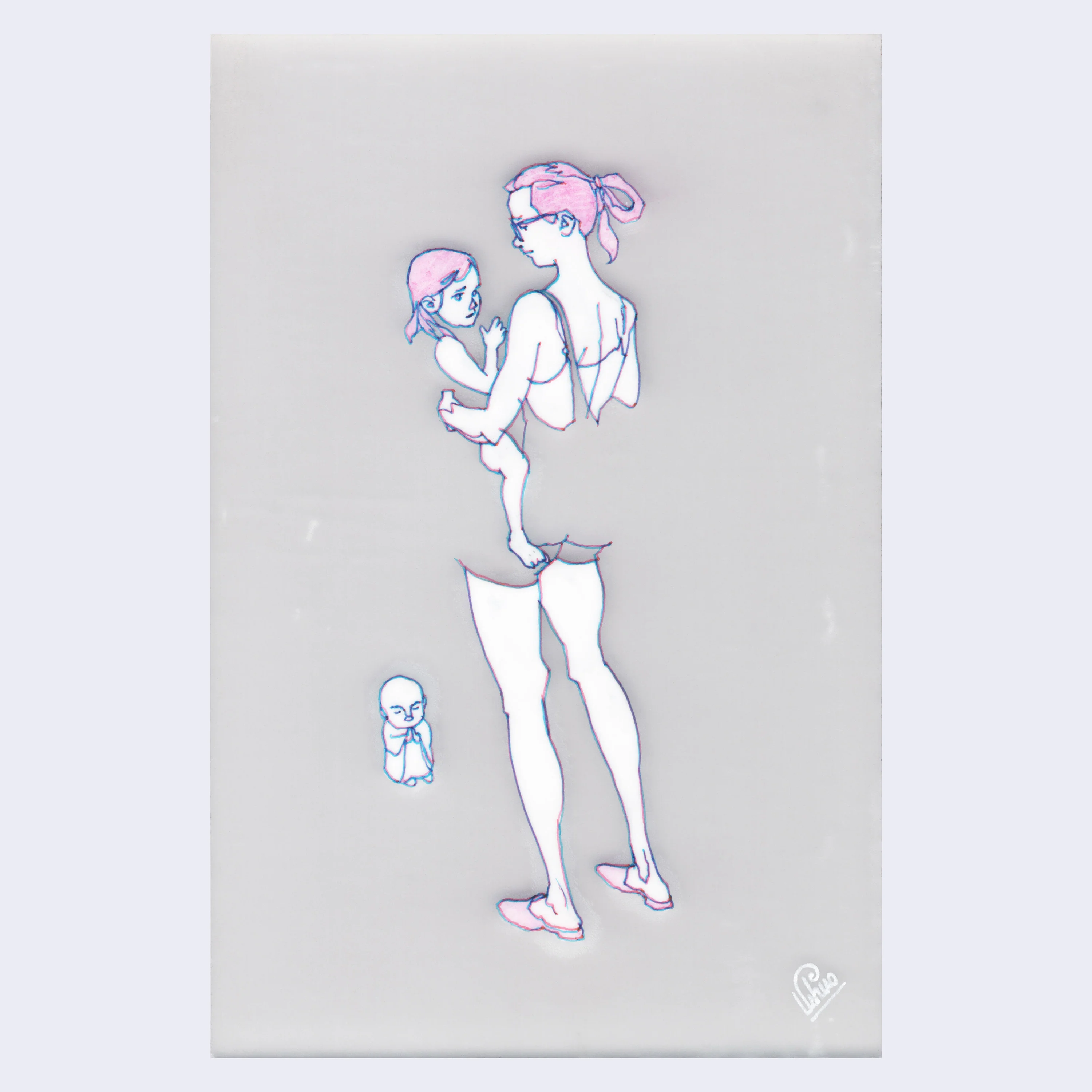 Rakugaki 4 - Edwin Ushiro - "Repeating"
