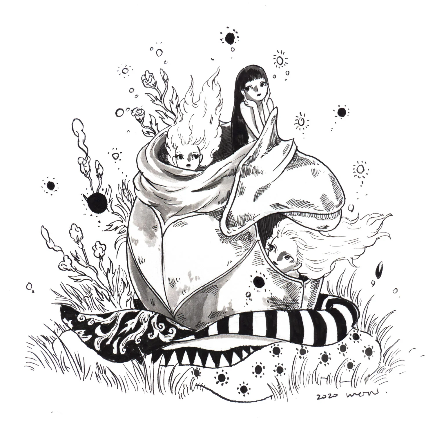 Rakugaki 4 - Nola Won - "Armour Fairies"