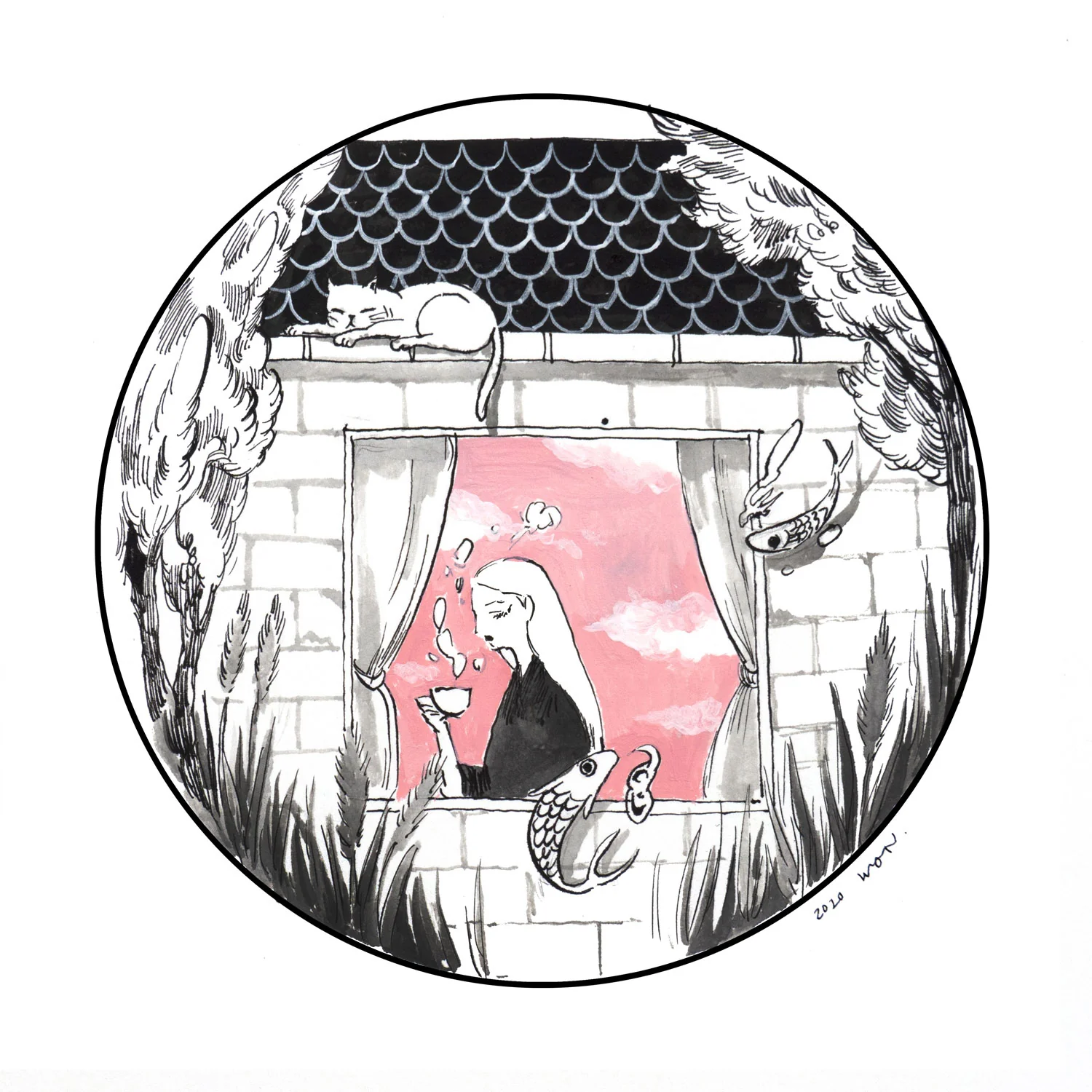 Rakugaki 4 - Nola Won - "Magical Outpost"