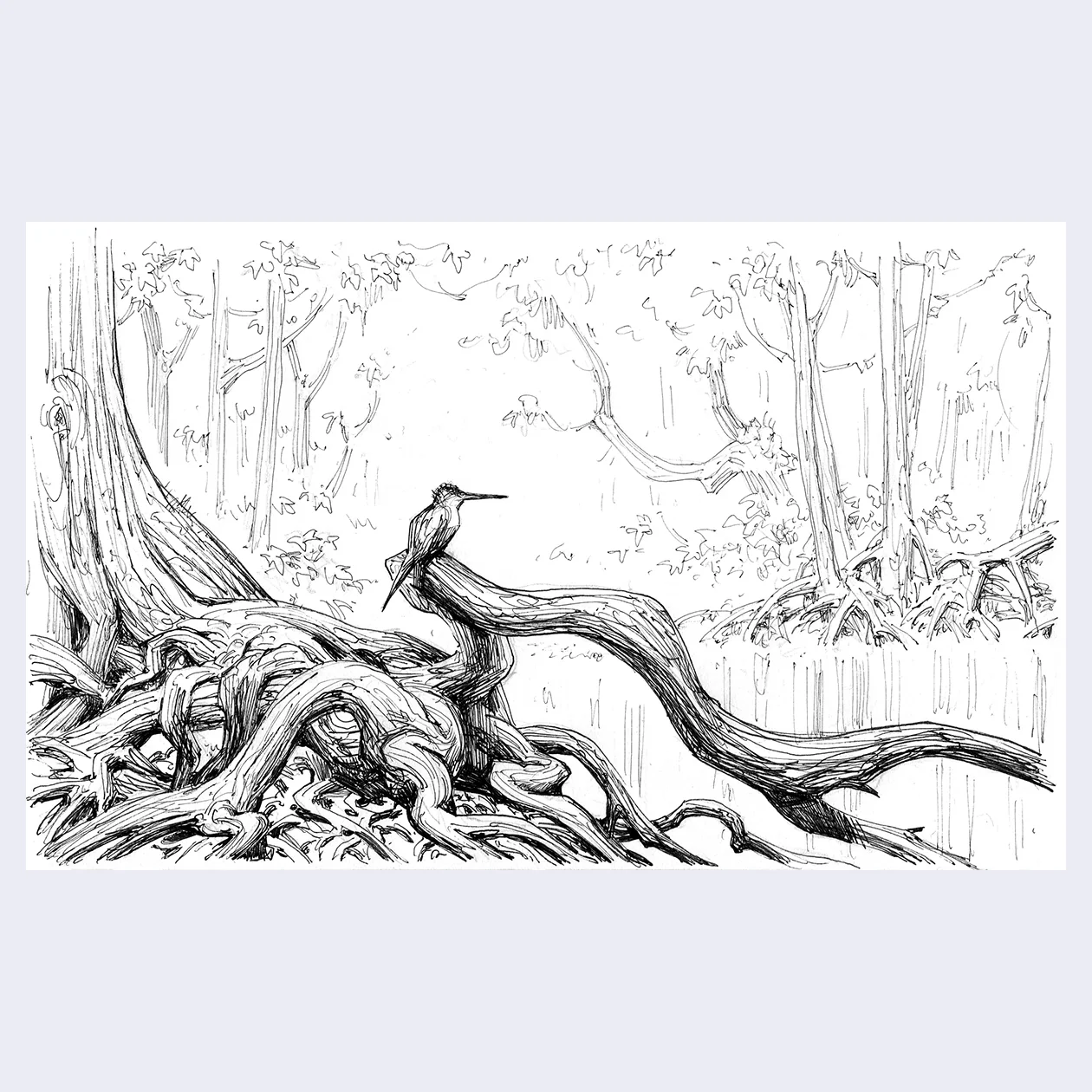 Rakugaki 5 (2023) - Andrew Mar - "Tangle"