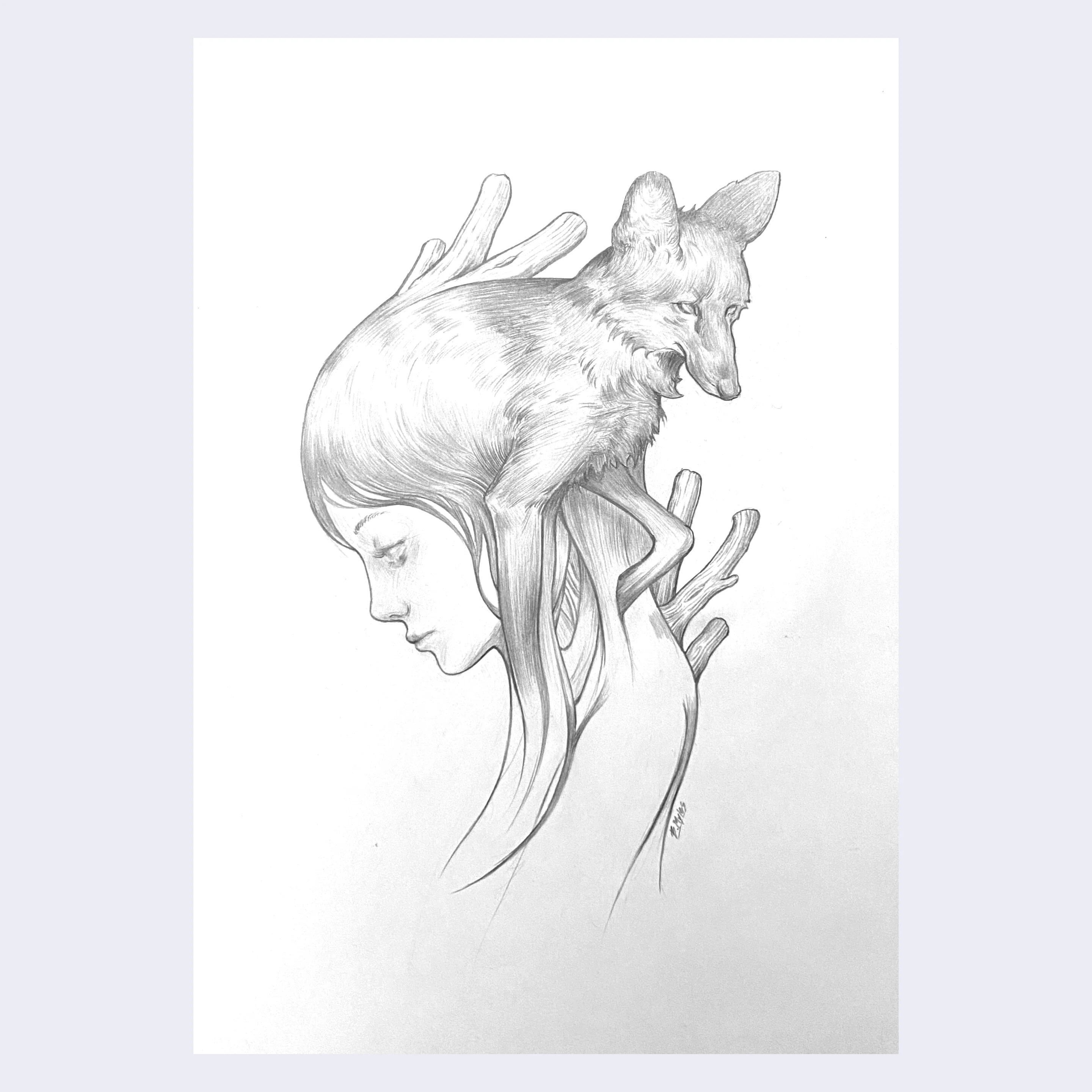 Rakugaki 5 (2023) - Bo Myles - "Wolf"