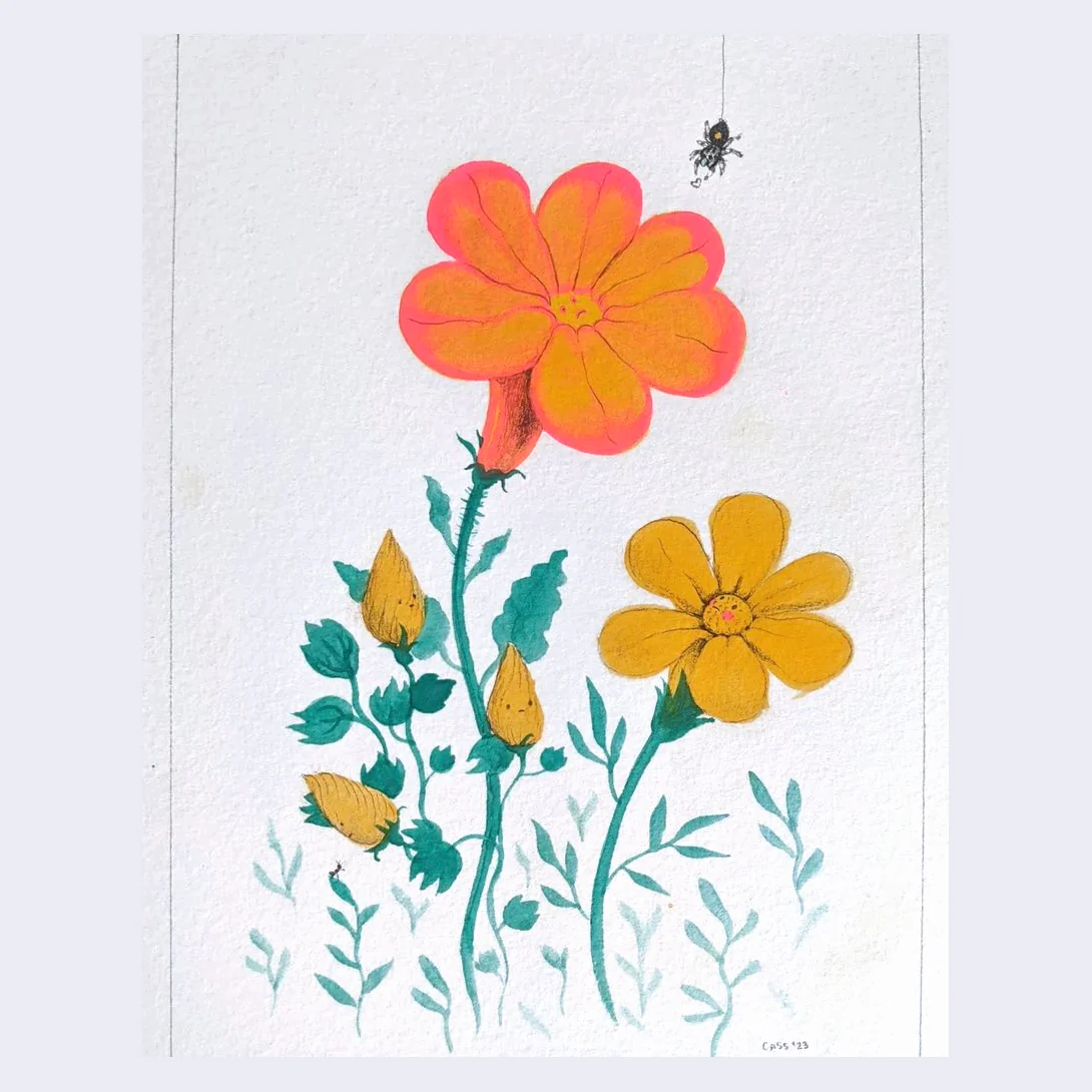 Rakugaki 5 (2023) - Cassia Lupo - "Ew, Bug"