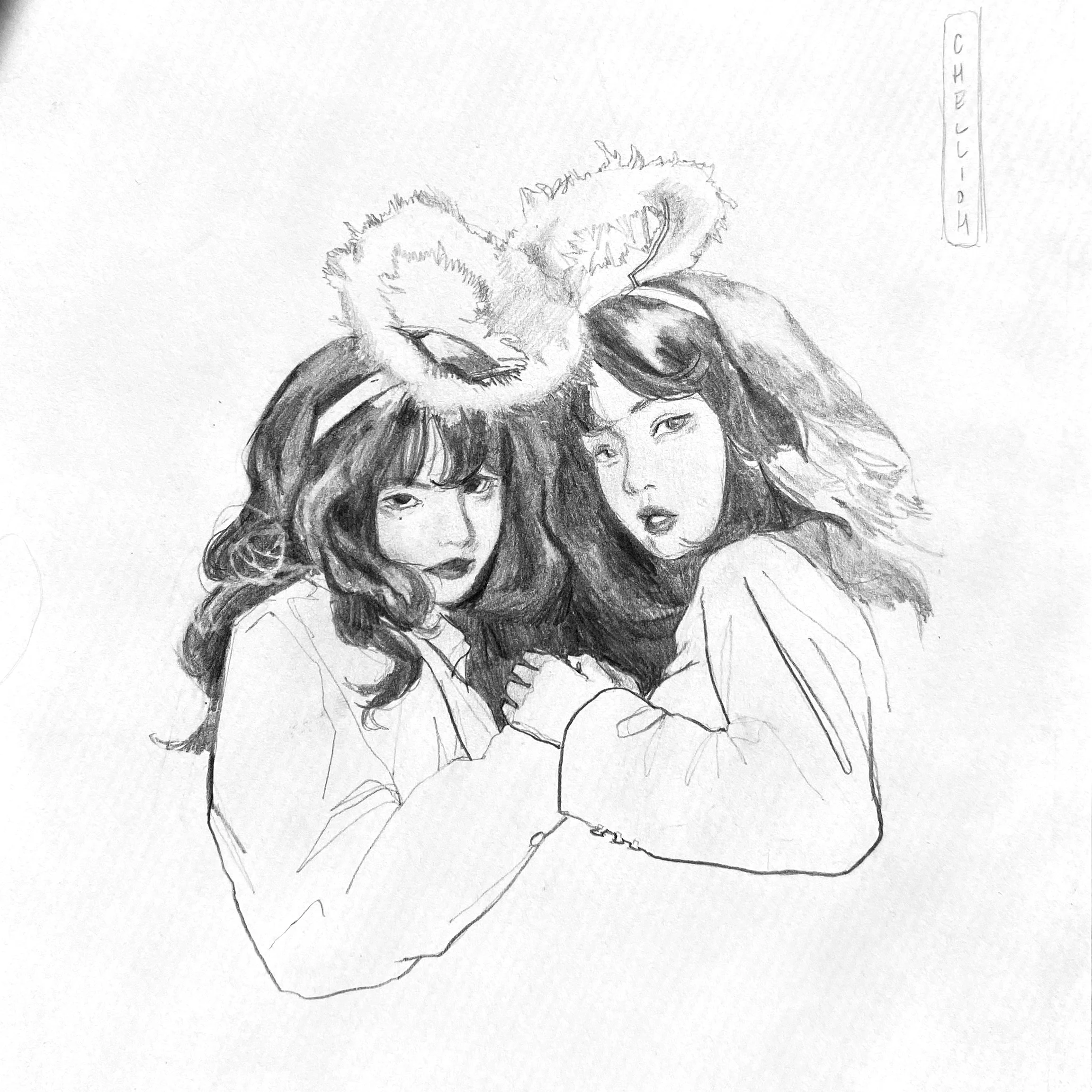 Rakugaki 5 (2023) - Chellioh - "Angel Sketch"