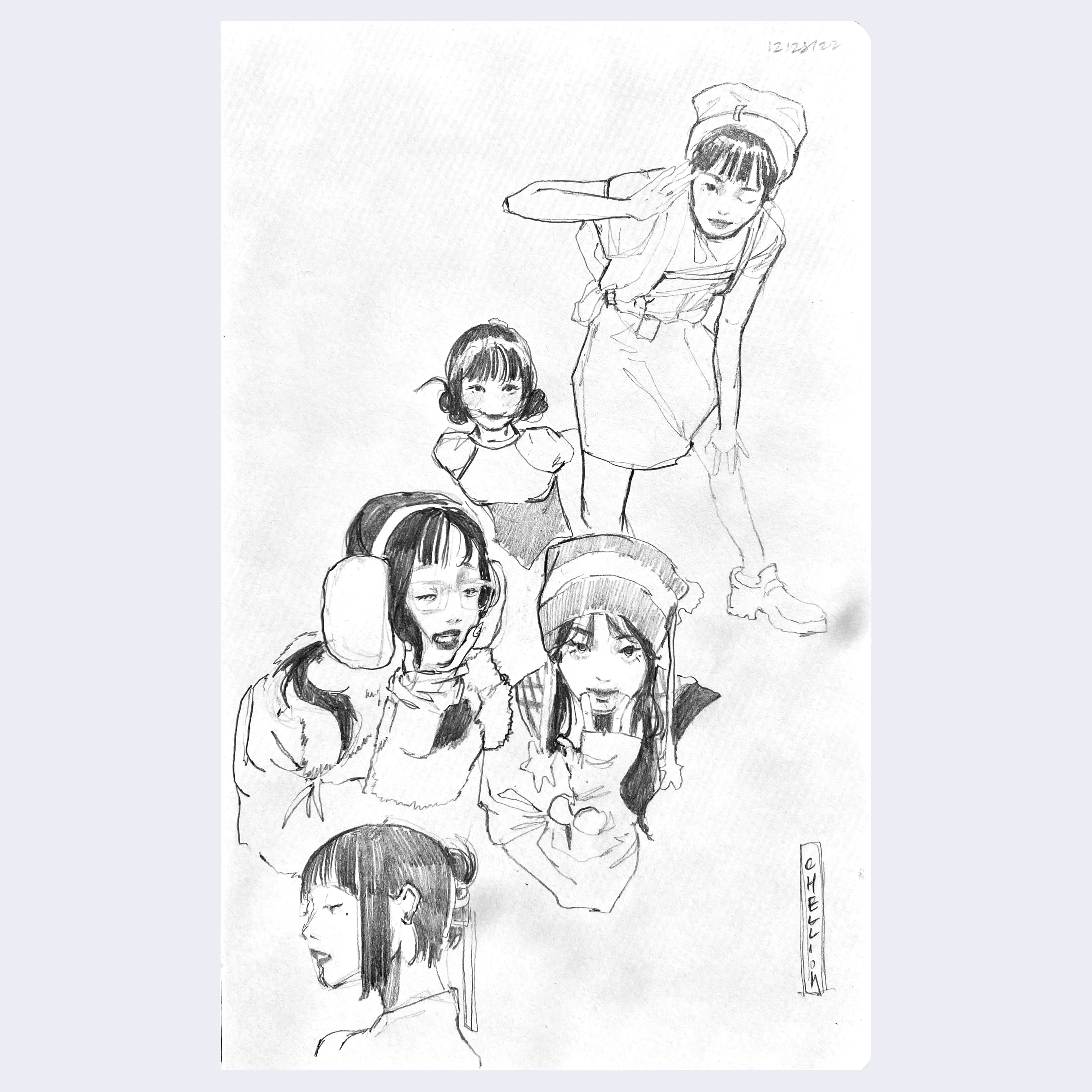 Rakugaki 5 (2023) - Chellioh - "Sketch"