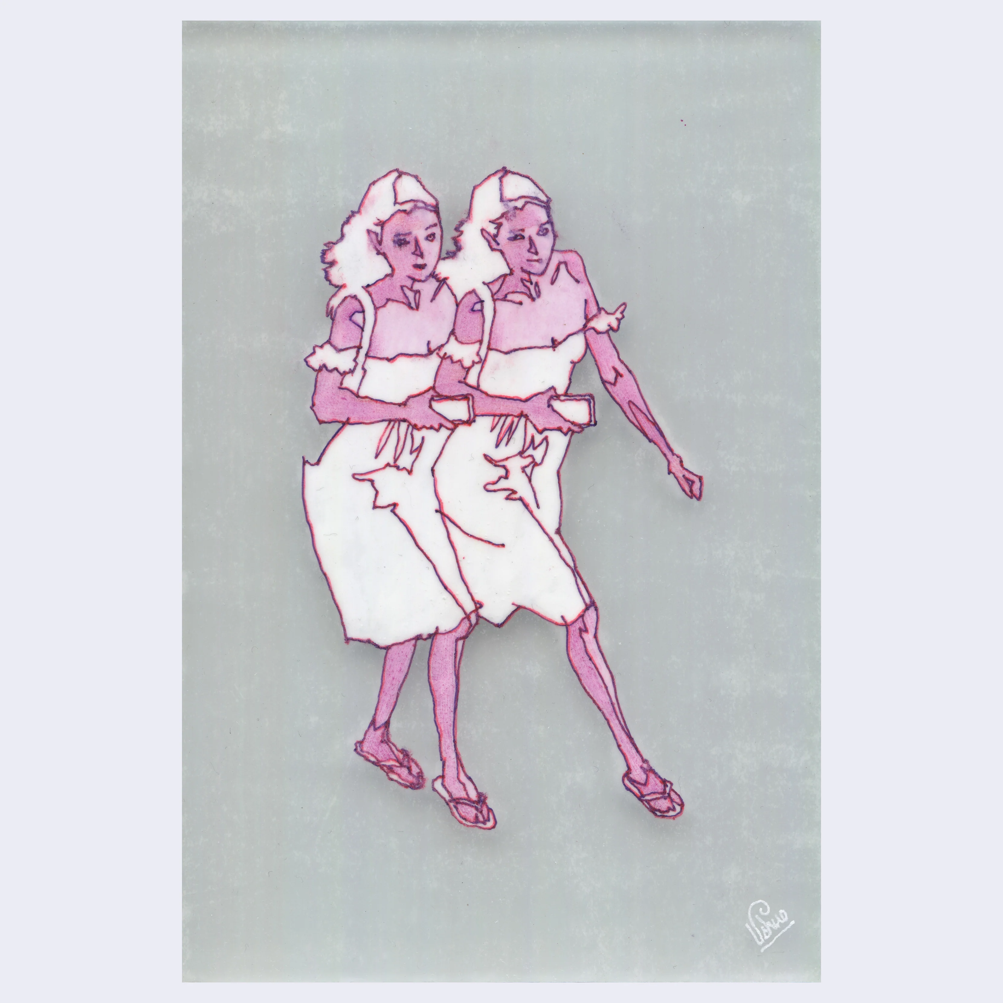 Rakugaki 5 (2023) - Edwin Ushiro - “Best Friends”