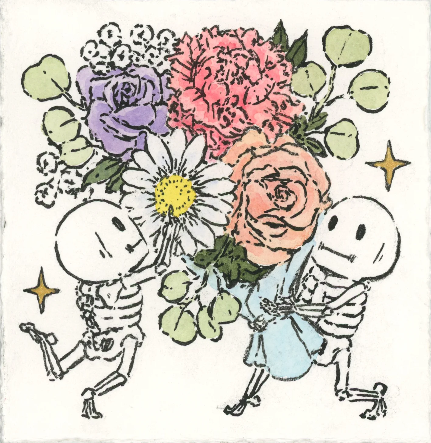 Rakugaki 5 (2023) - Kelly Yamagishi - "Flowers for Friends"