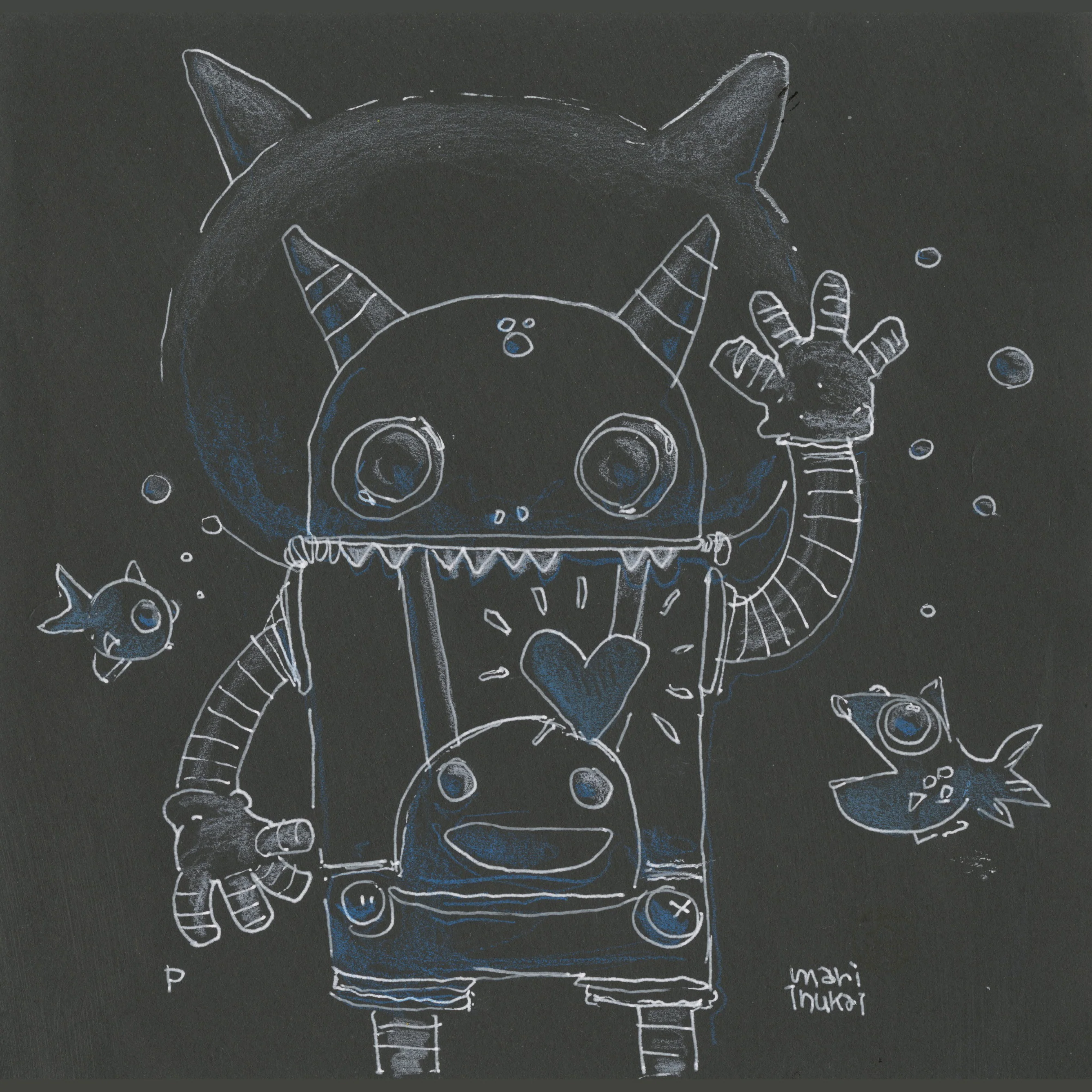 Rakugaki 5 (2023) - Mari Inukai - "MARILLABOT"