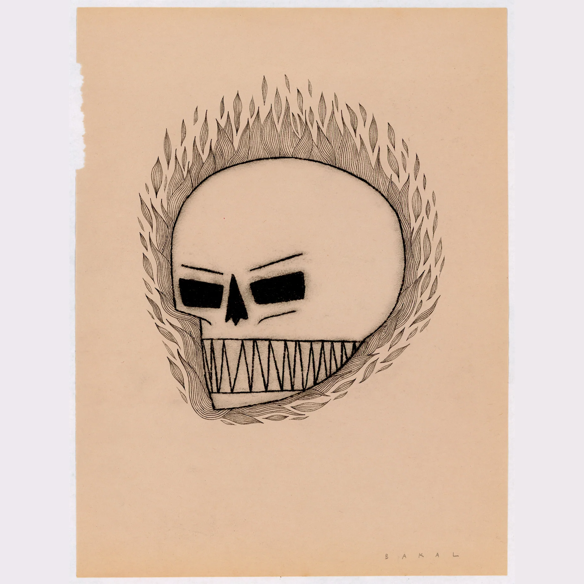 Rakugaki 5 (2023) - Scott Bakal - "The Skull"