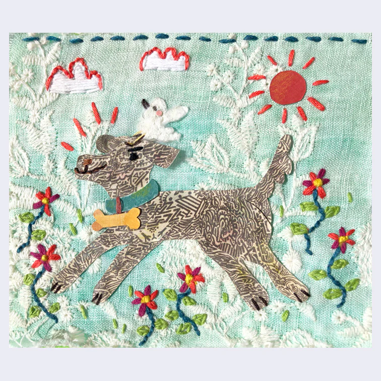 Rakugaki 5 (2023) - Tinna Guo - "Dog & Bird"