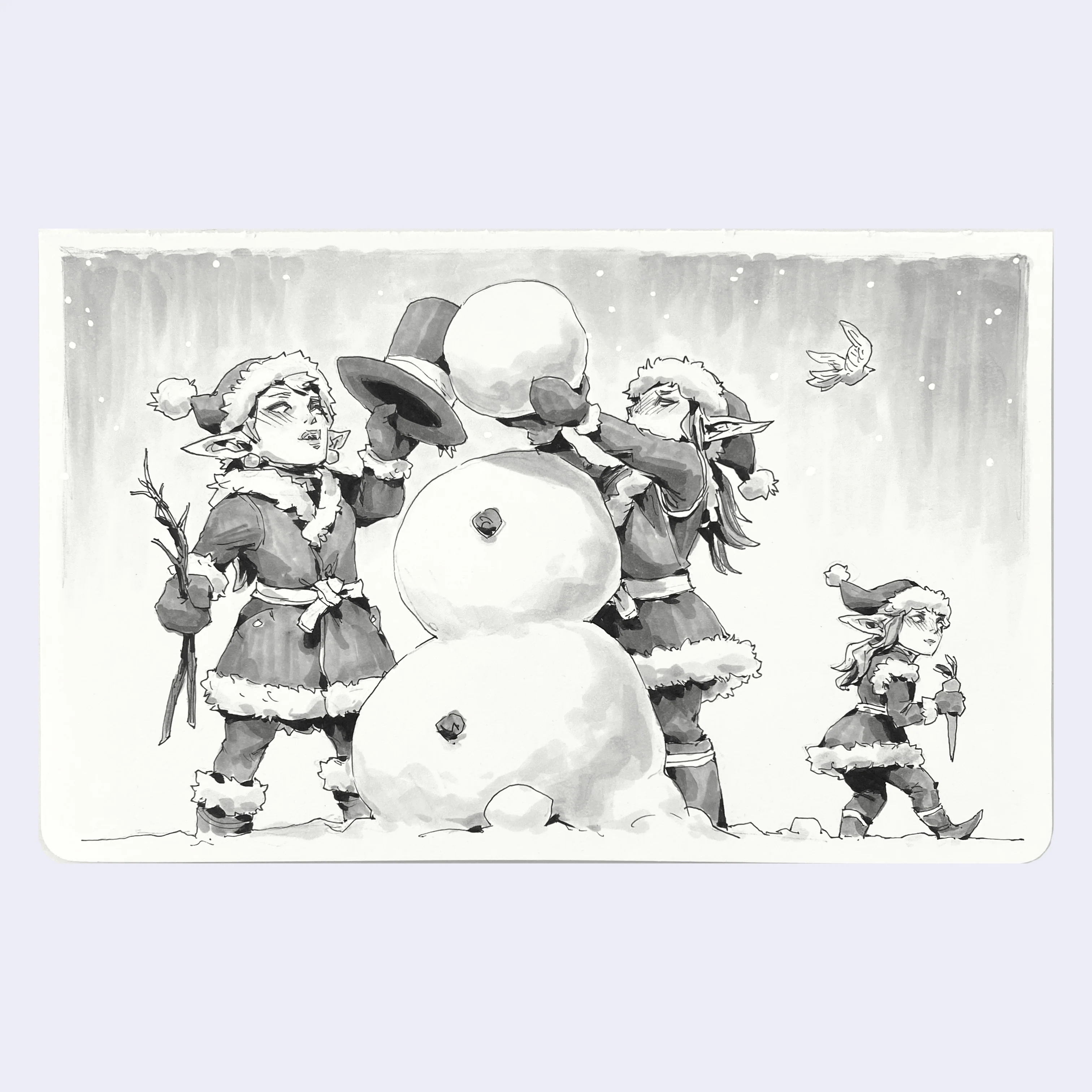 Rakugaki 6 (2024) - Andrew Mar - "Snow Break"