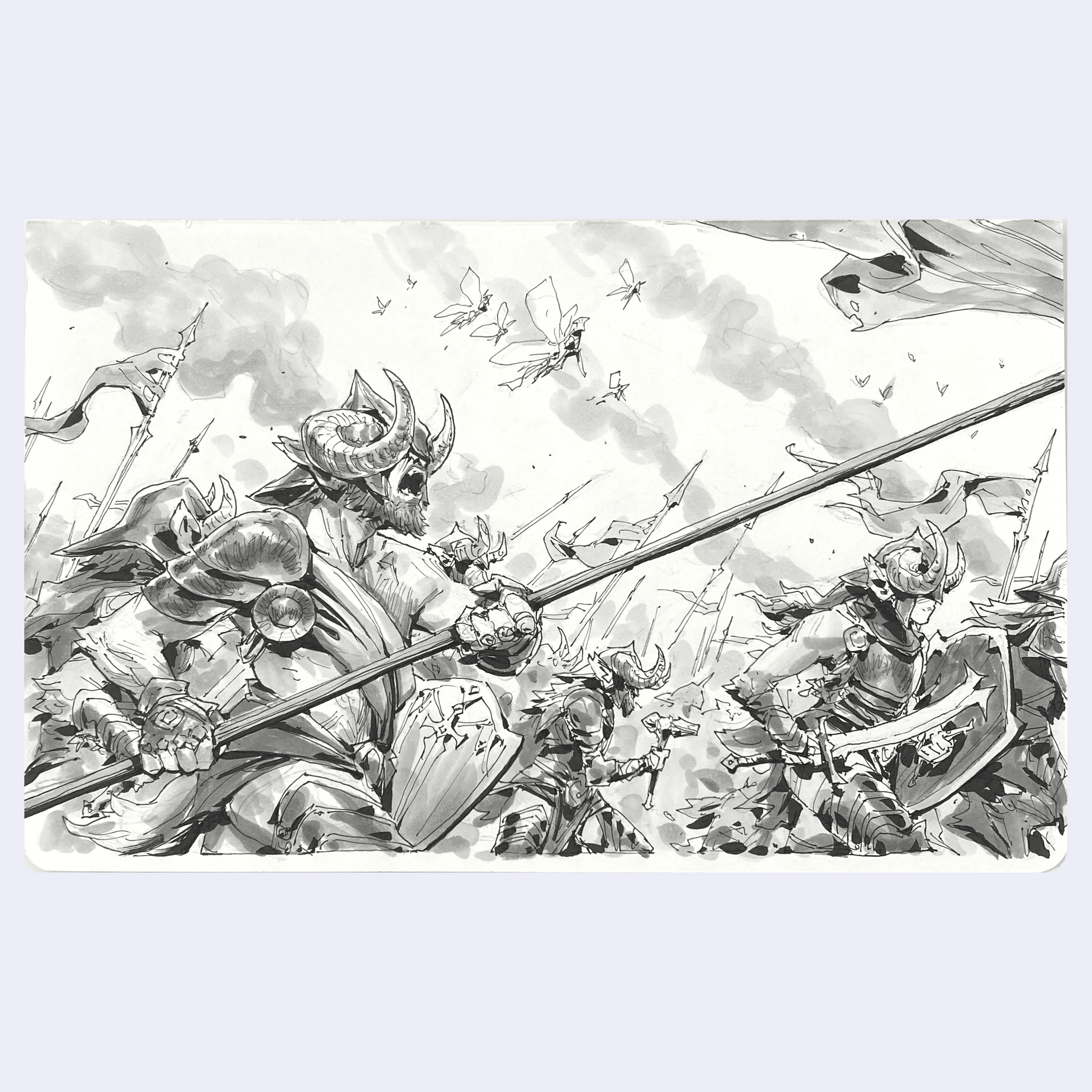 Rakugaki 6 (2024) - Andrew Mar - "To War!"