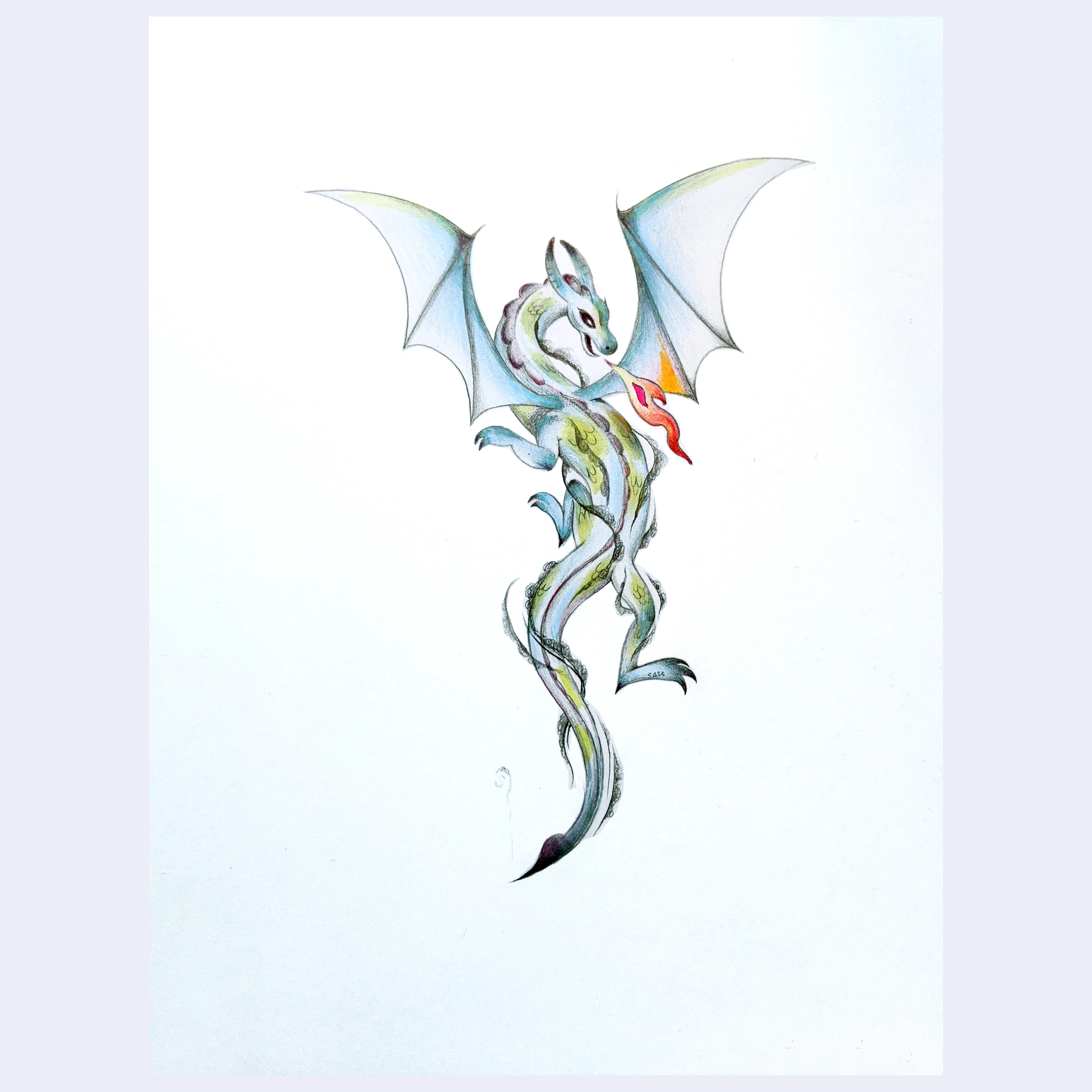 Rakugaki 6 (2024) - Cassia Lupo - "Little Year of the Dragon"