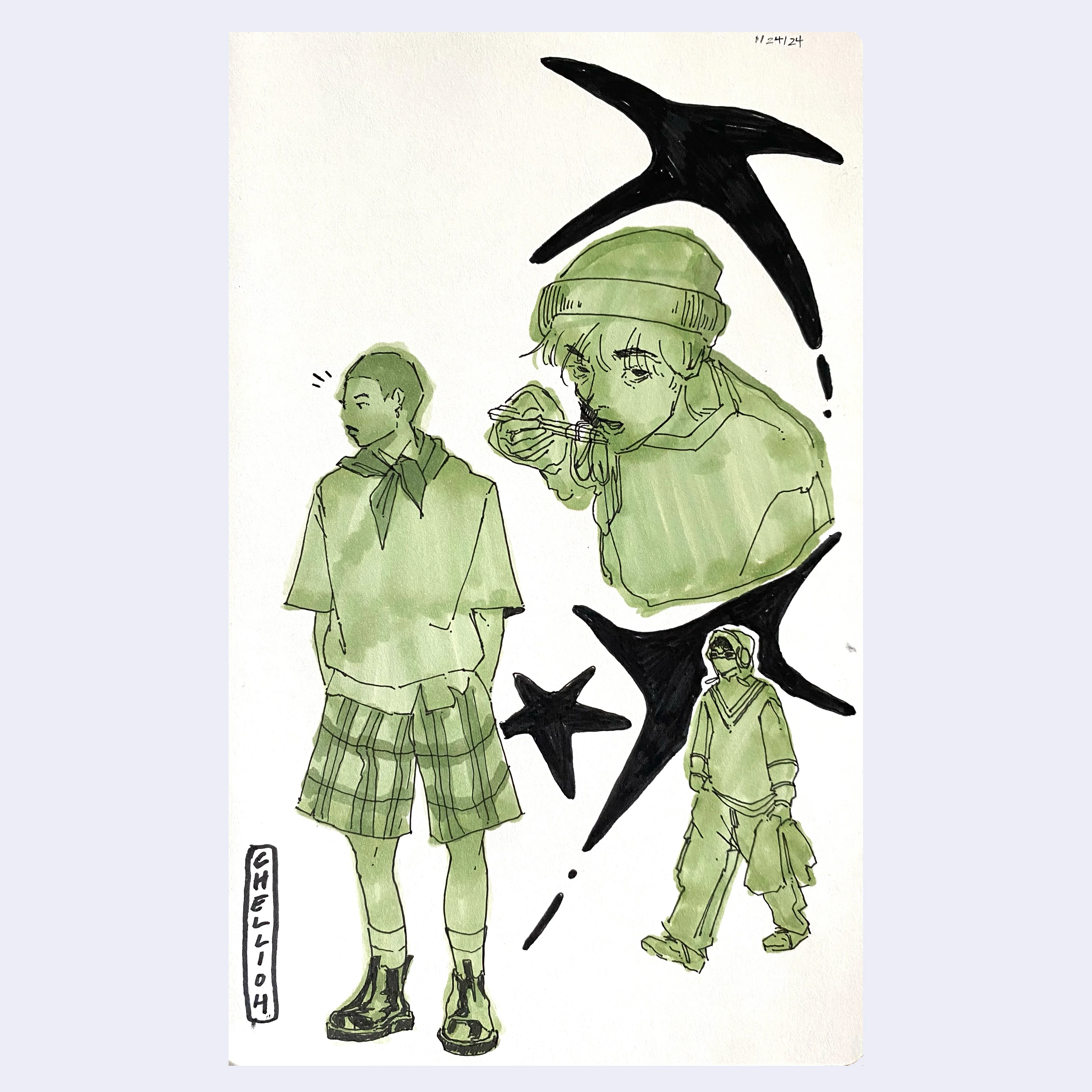 Rakugaki 6 (2024) - Chellioh - "Day 11/30"