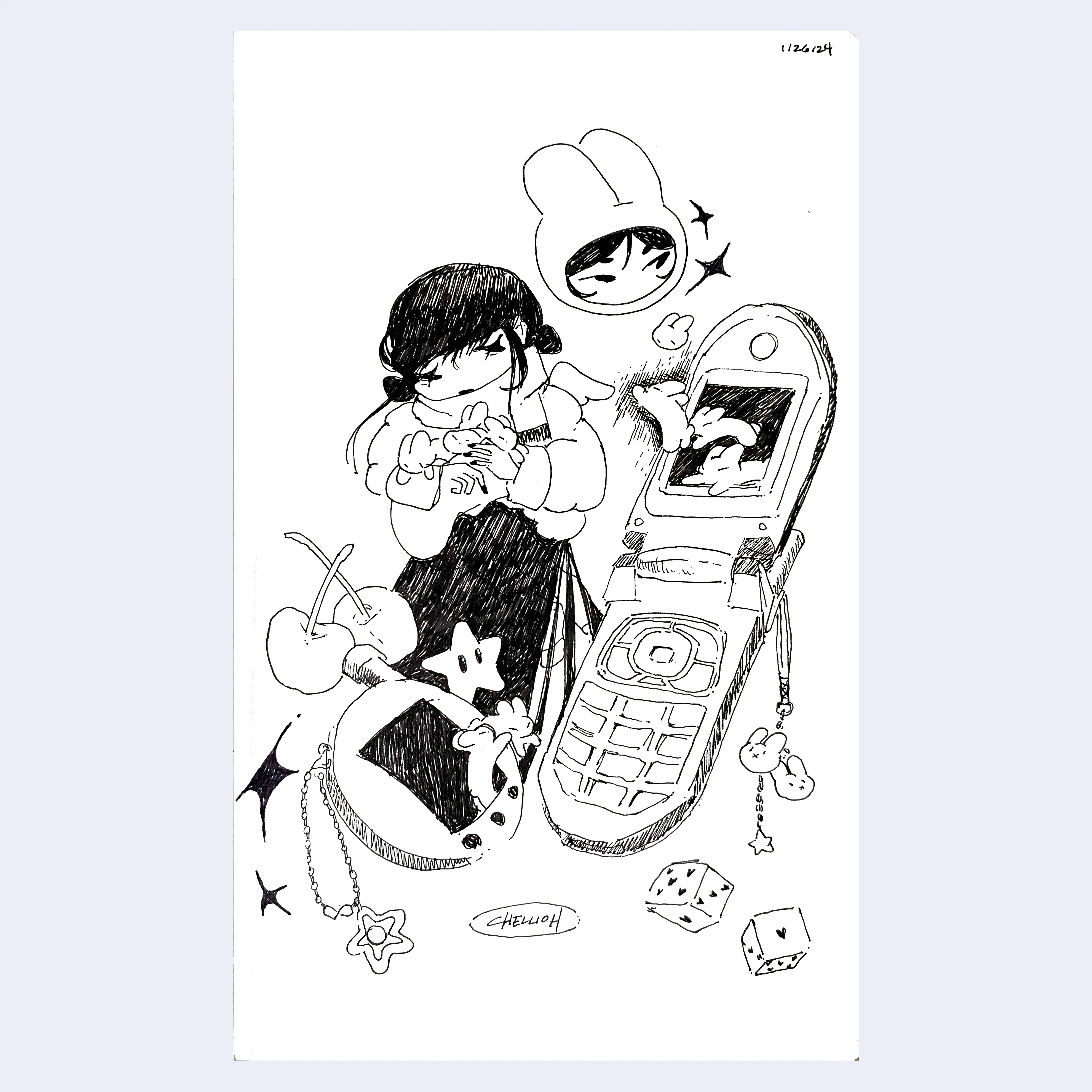 Rakugaki 6 (2024) - Chellioh - "Day 13/30"