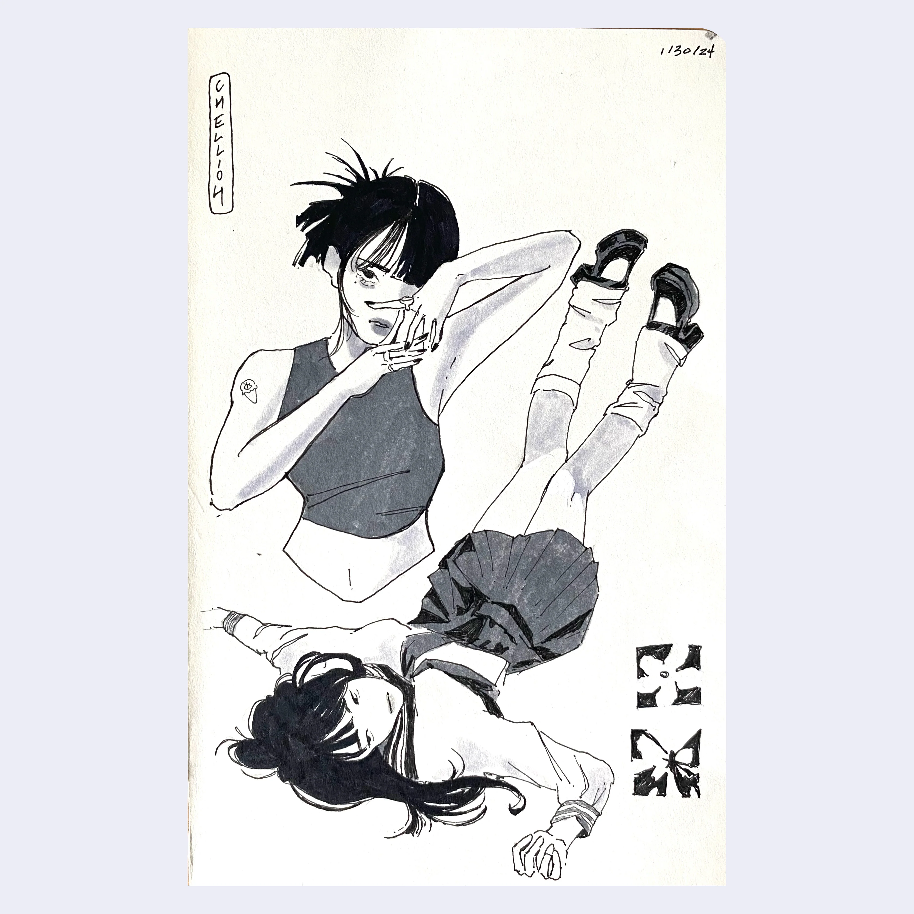 Rakugaki 6 (2024) - Chellioh - "Day 17/30"