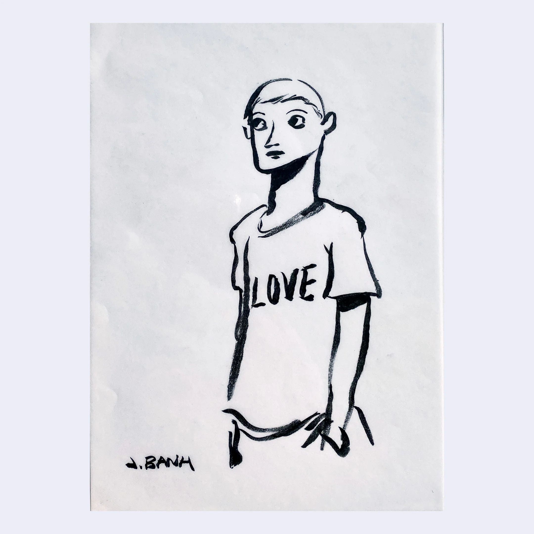 Rakugaki 6 (2024) - John Banh - "Love Tee"