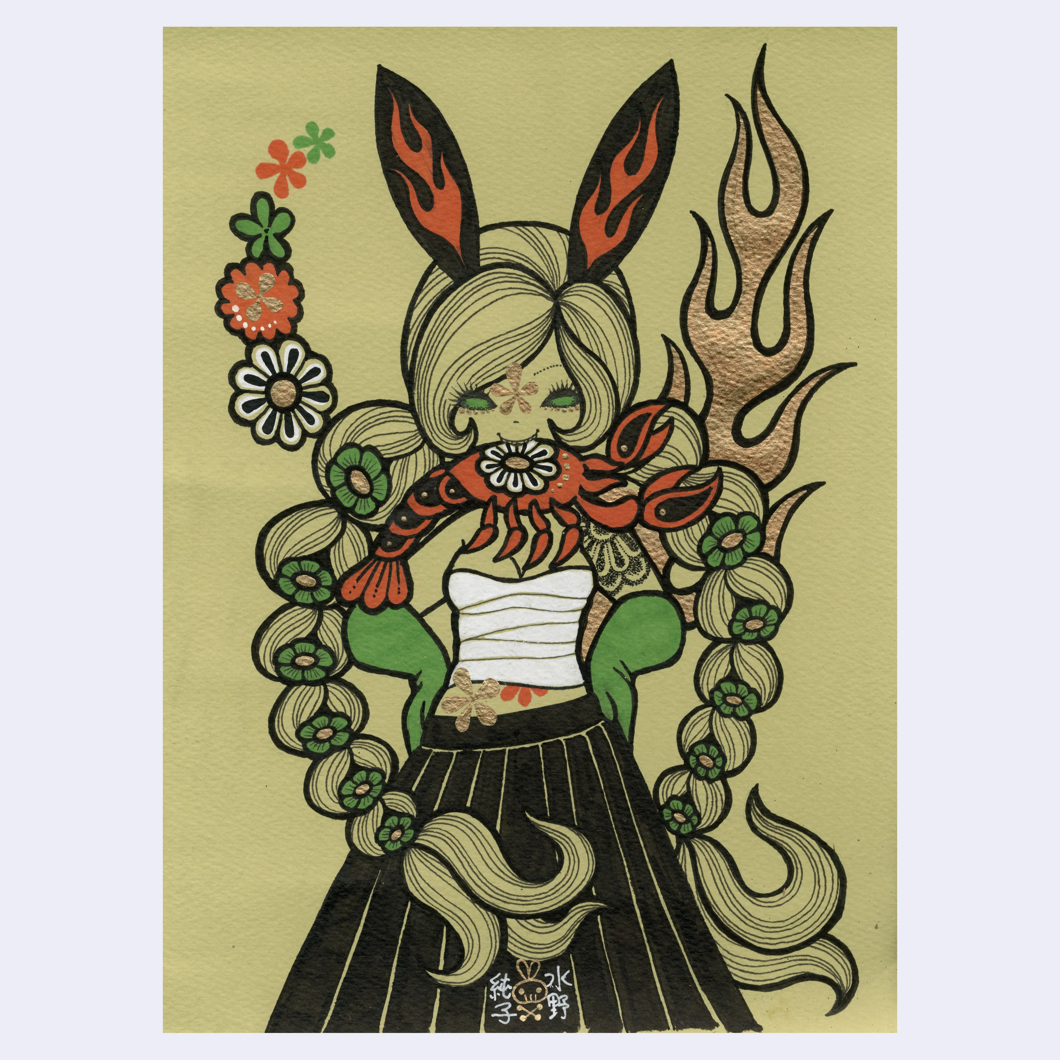 Rakugaki 6 (2024) - Junko Mizuno - "#2 Bunny"