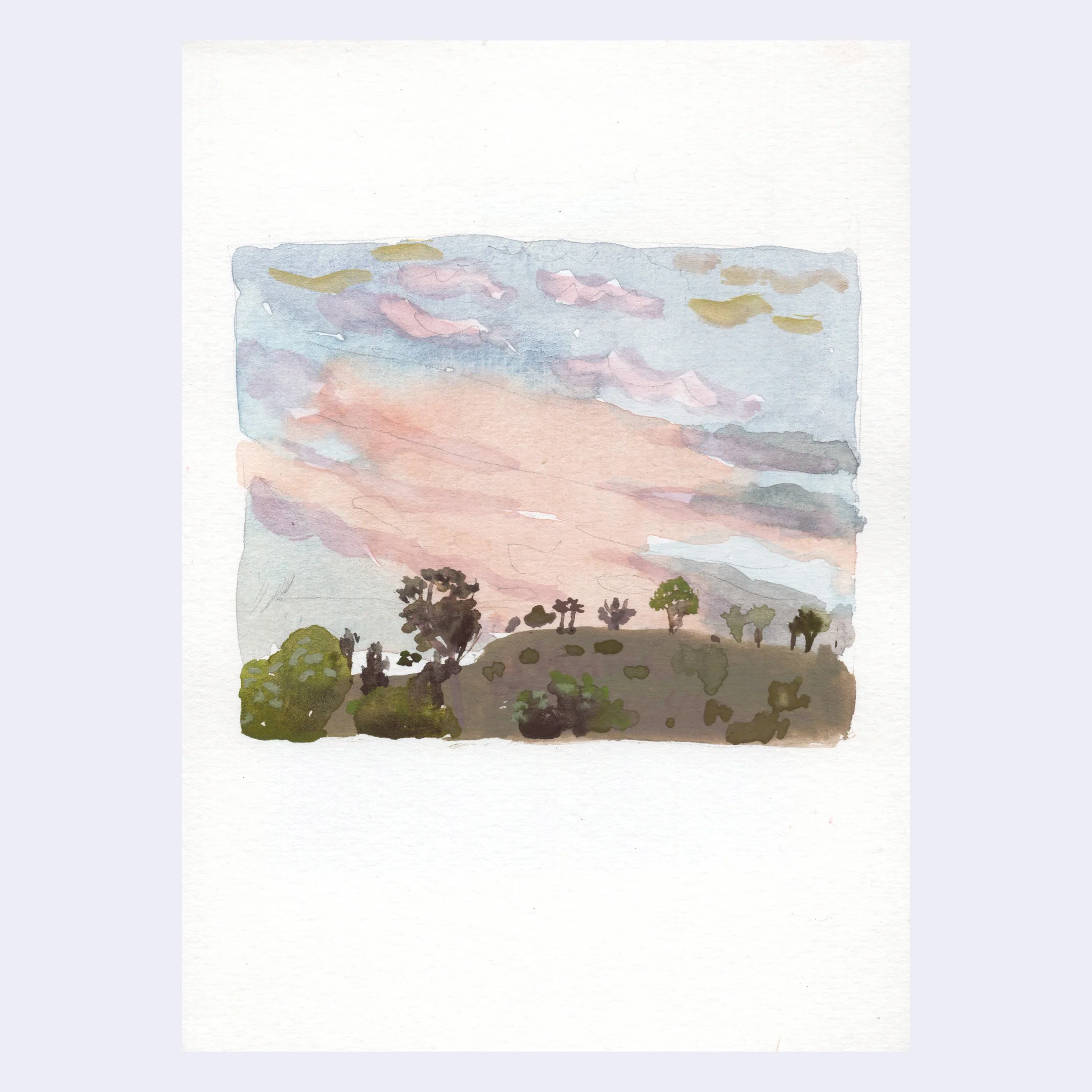 Rakugaki 6 (2024) - Kassia Rico - "Drawing Late July Dusk"