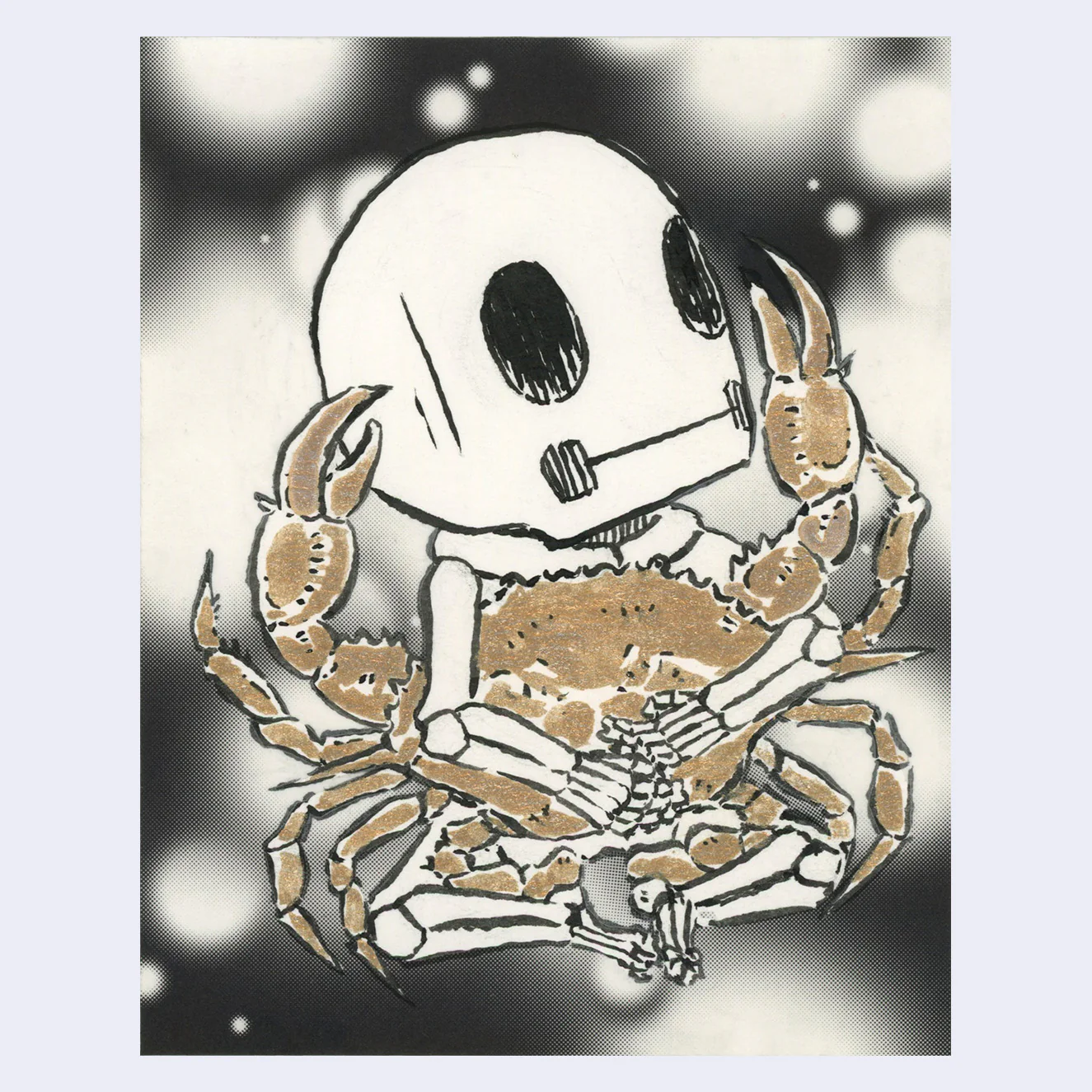 Rakugaki 6 (2024) - Kelly Yamagishi - "Crab Contemplation"