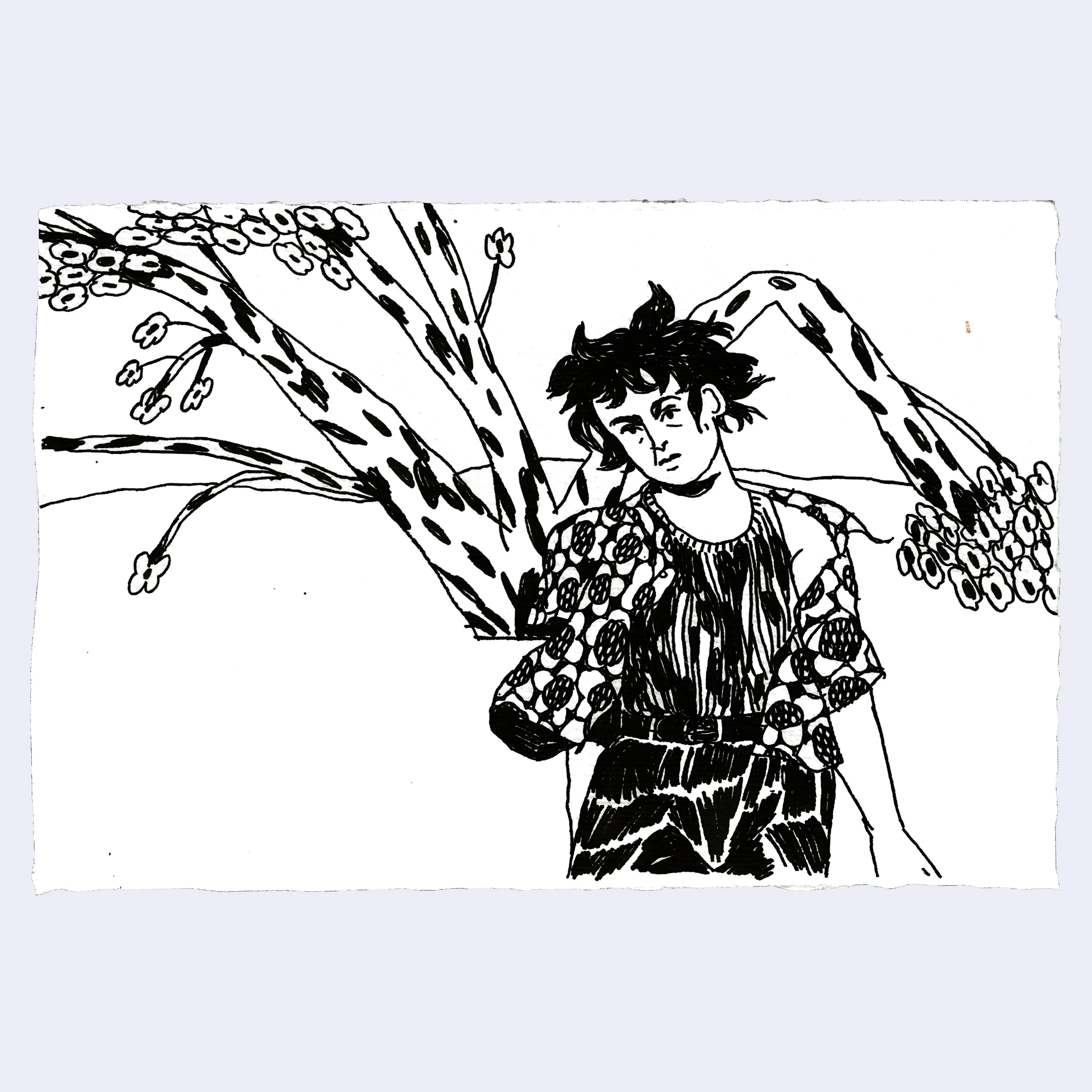 Rakugaki 6 (2024) - Maya Ruiz - "Windy Day"