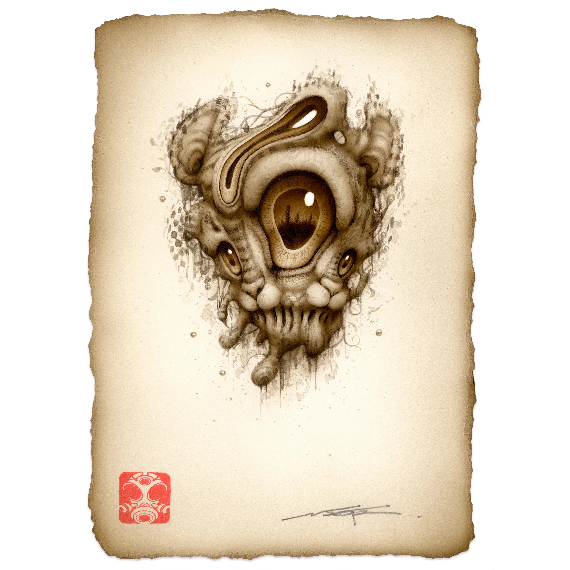 Rakugaki 6 (2024) - Naoto Hattori - "Temporal Distortion 04"