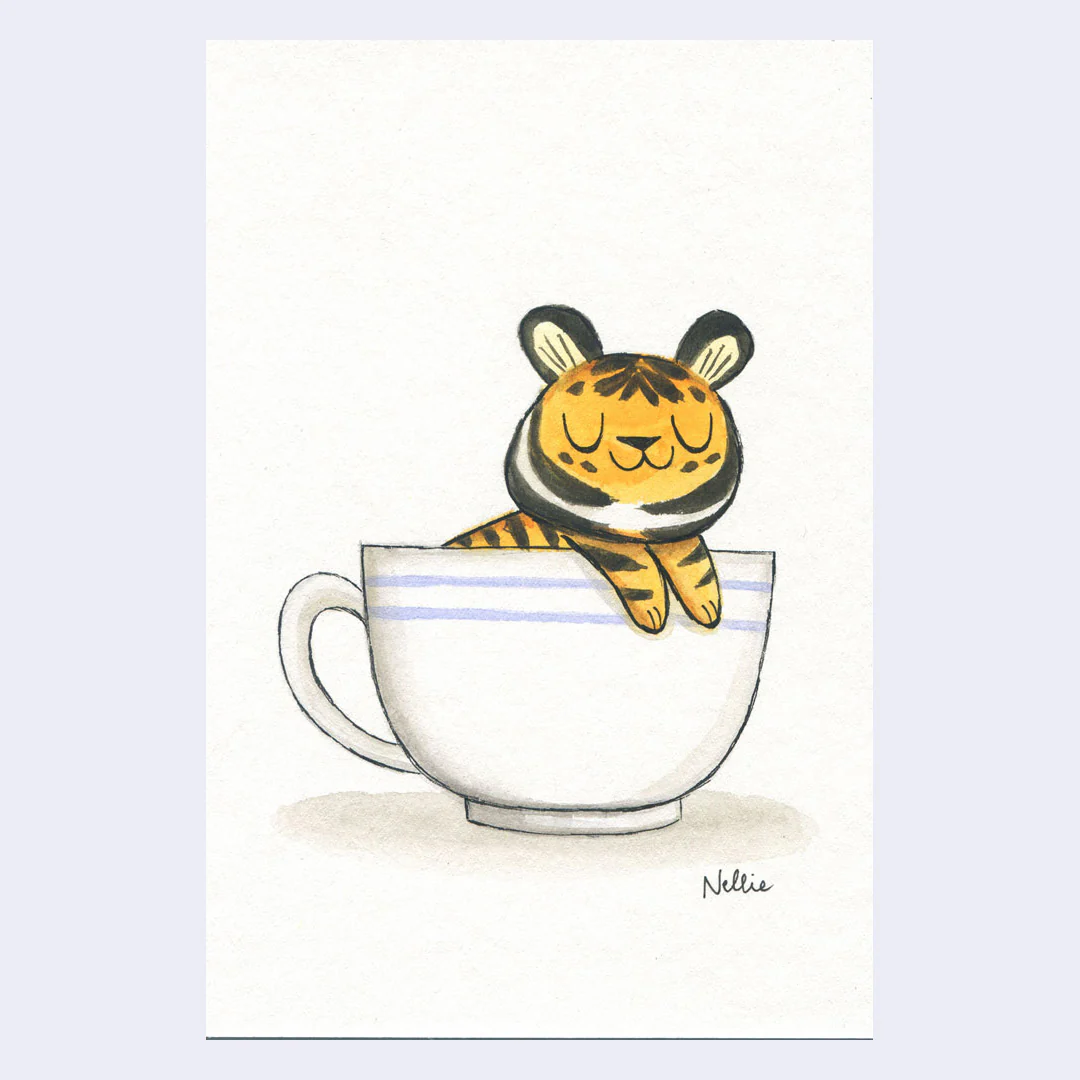 Rakugaki 6 (2024) - Nellie Le - "Teacup Tiger"
