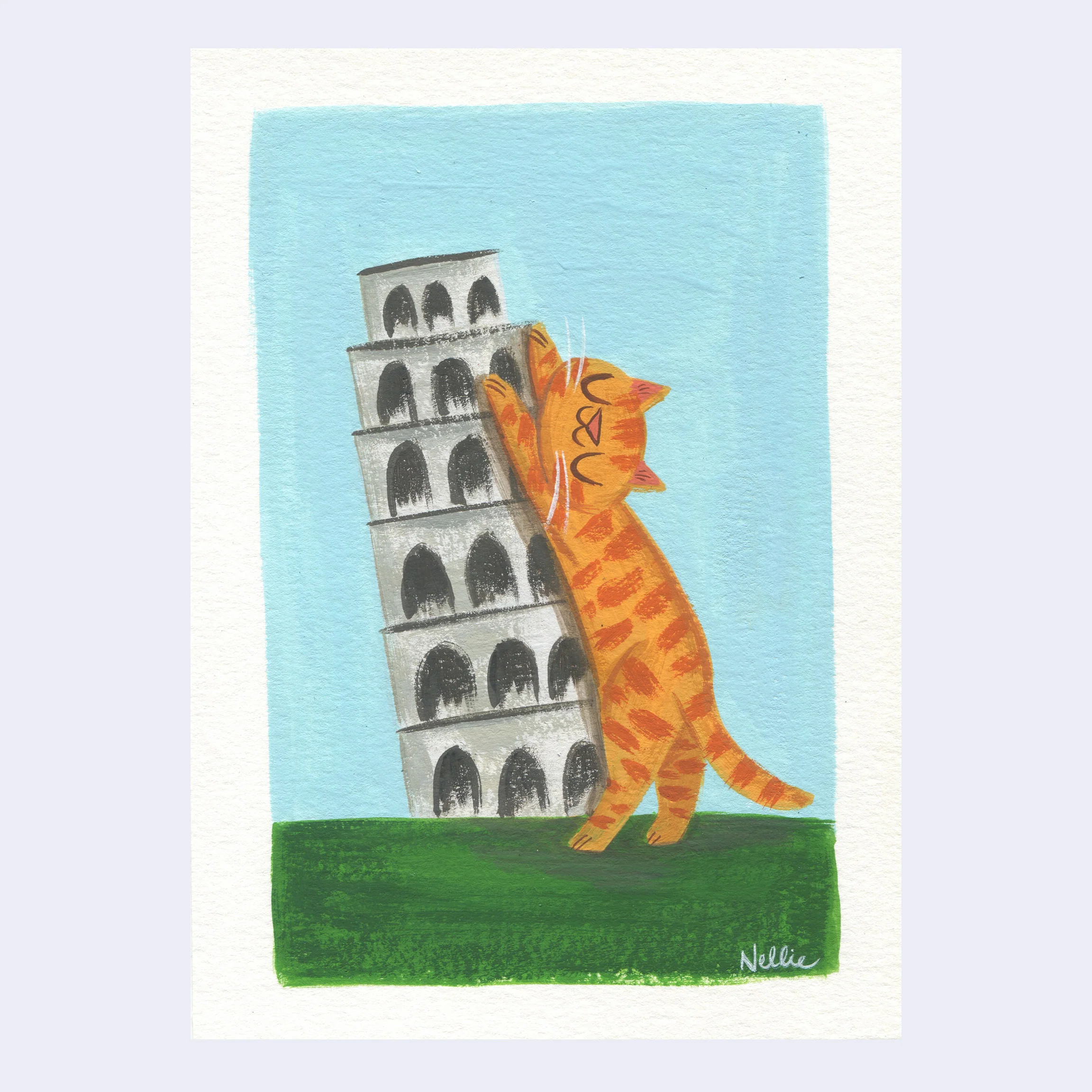 Rakugaki 6 (2024) - Nellie Le - "Tower of Pisa"